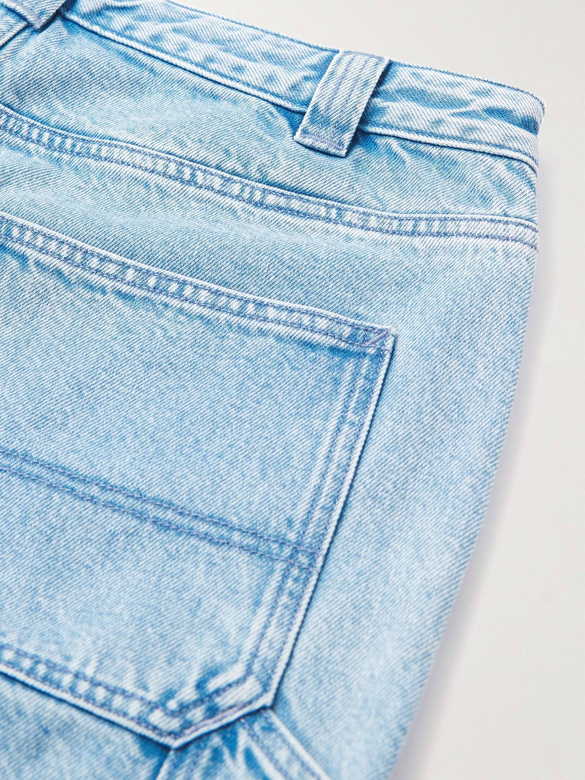 ARKET Frank Straight-Leg Denim Cargo Shorts