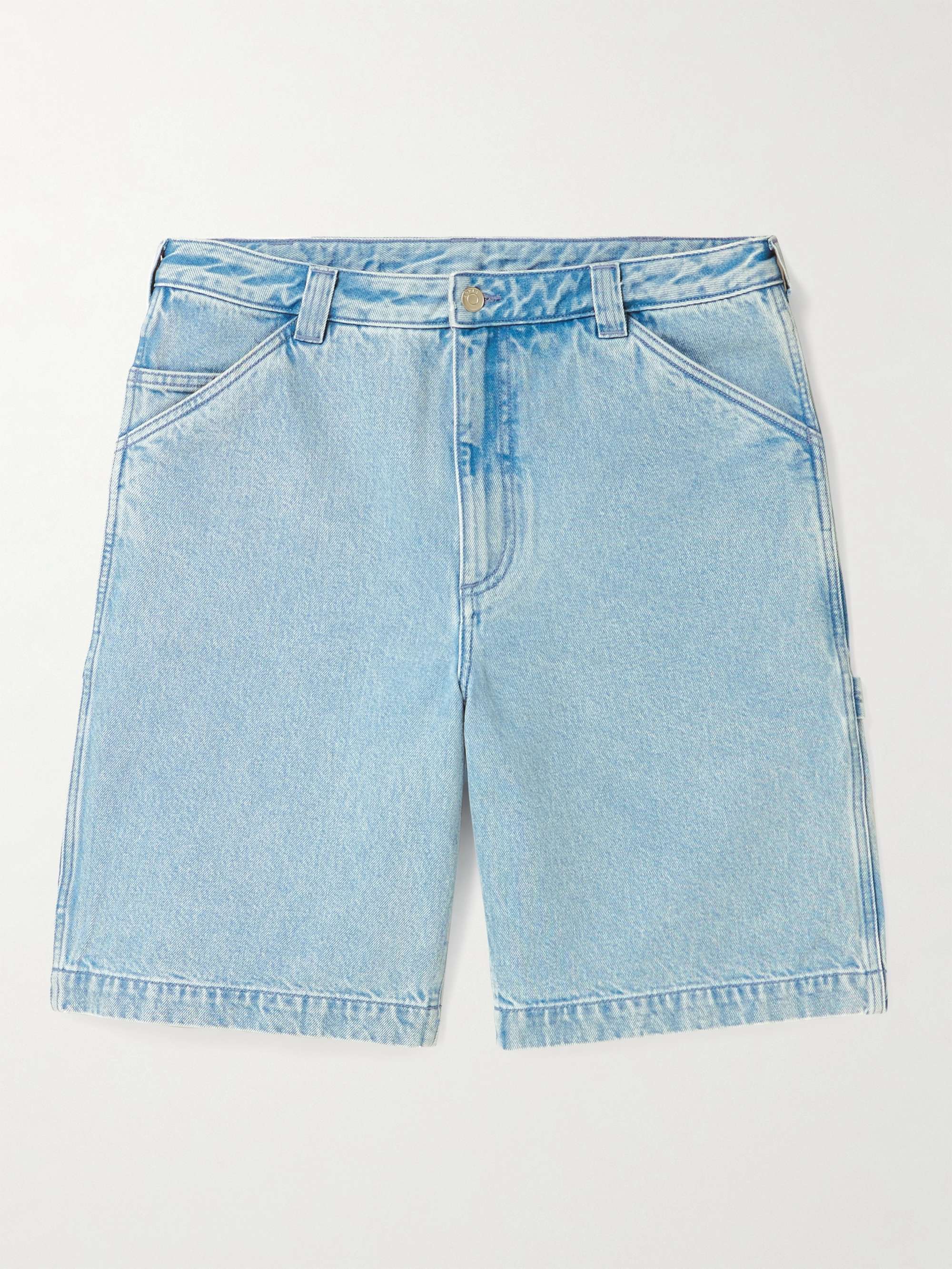 ARKET Frank Straight-Leg Denim Cargo Shorts