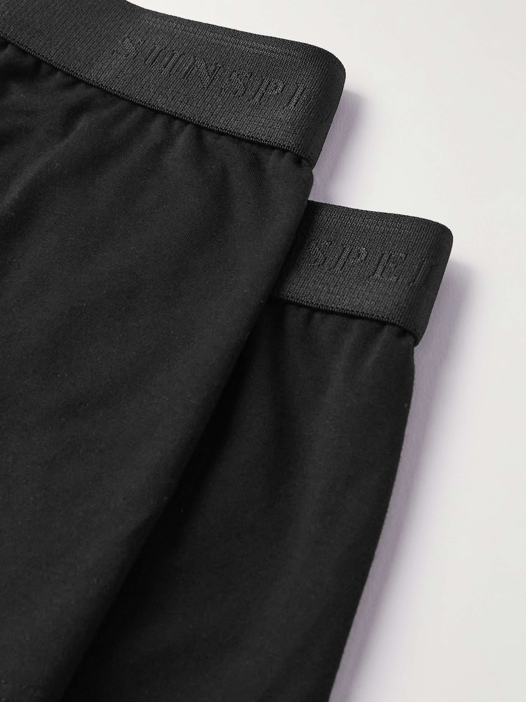 SUNSPEL Two-Pack Stretch-Cotton Boxer Briefs