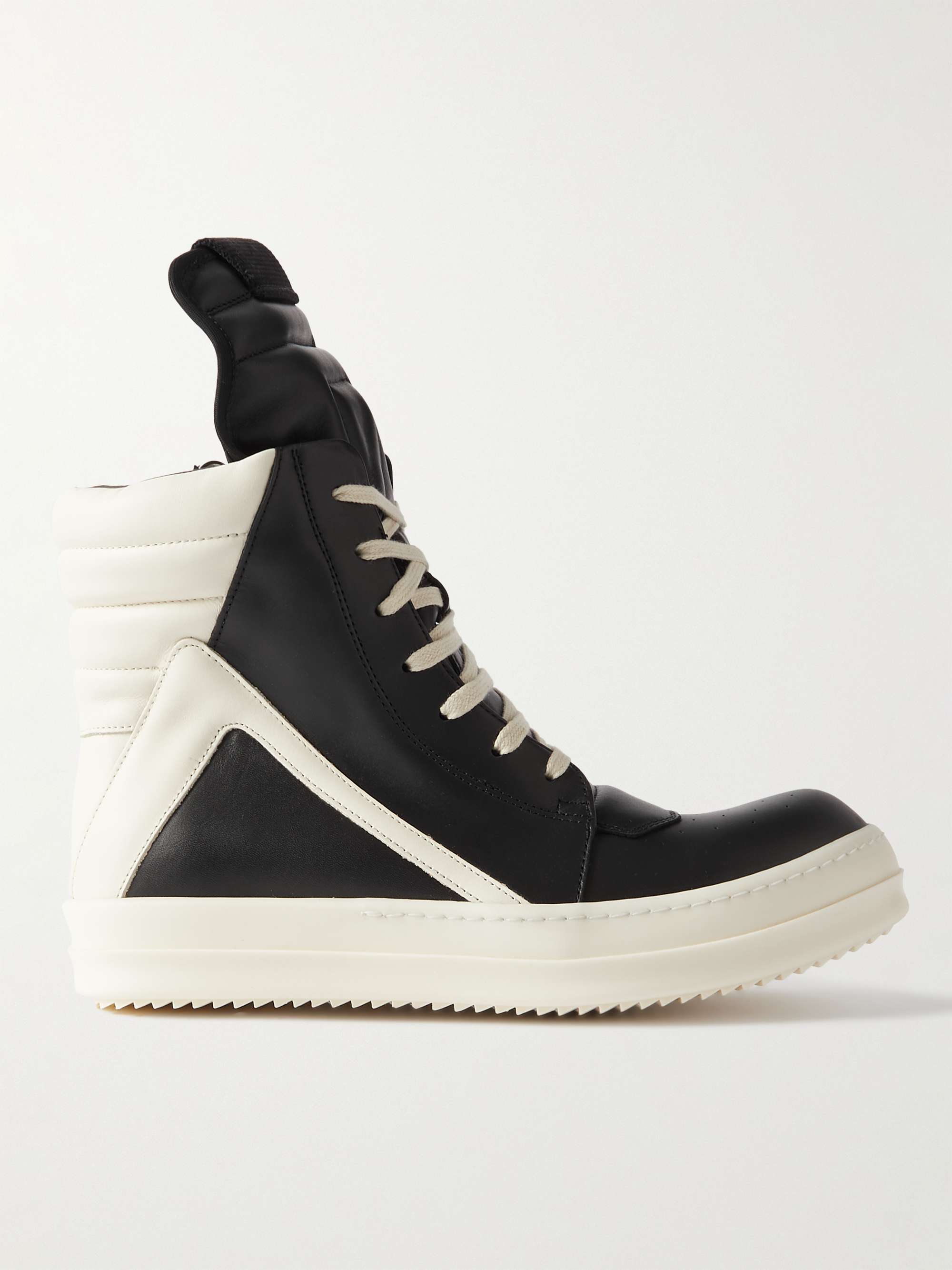 Rick Owens Geobasket High Top Sneakers