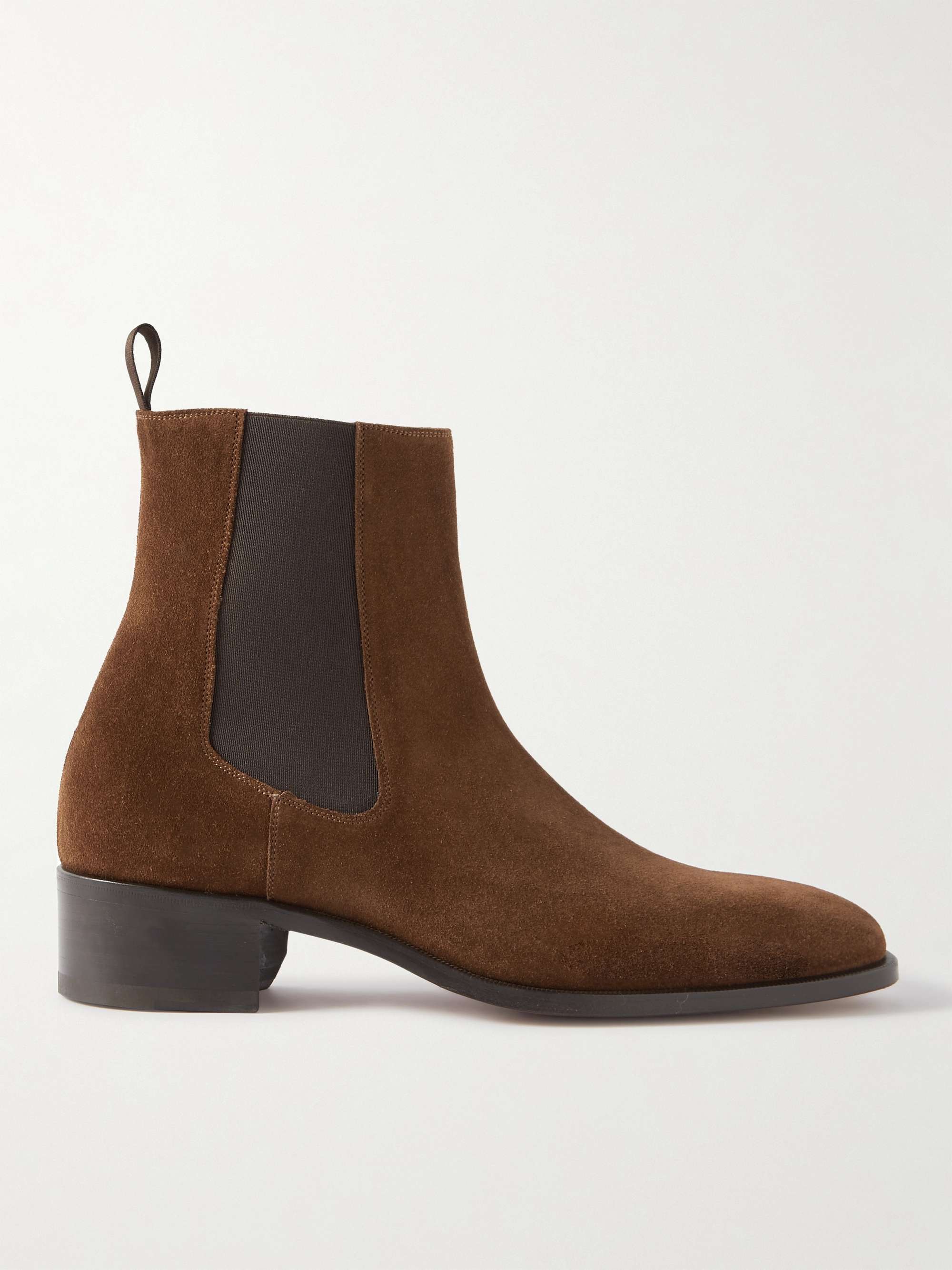 TOM FORD Alec Suede Chelsea Boots for Men | MR PORTER