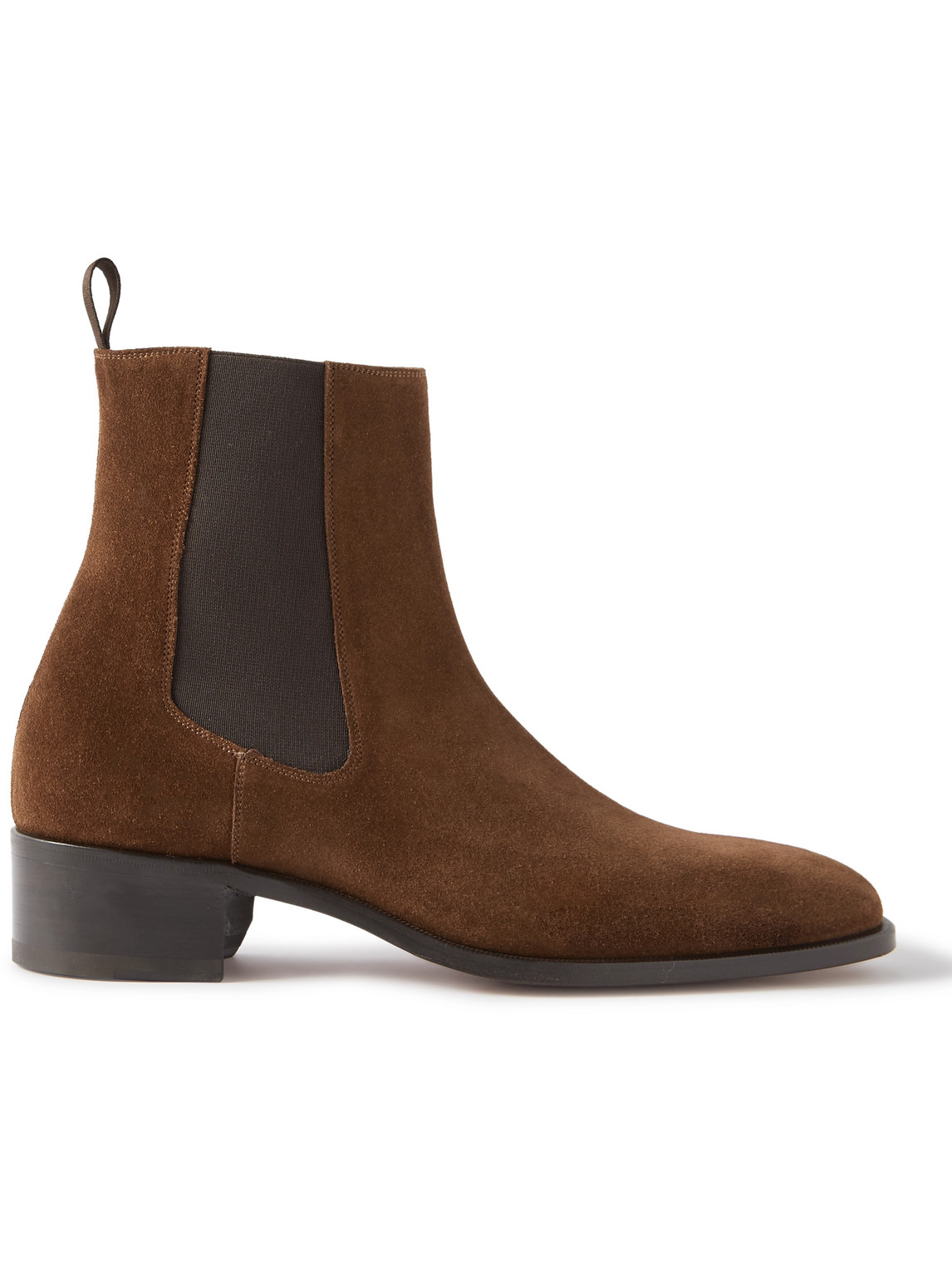 TOM FORD - Alec Suede Chelsea Boots - Men - Brown - UK 8