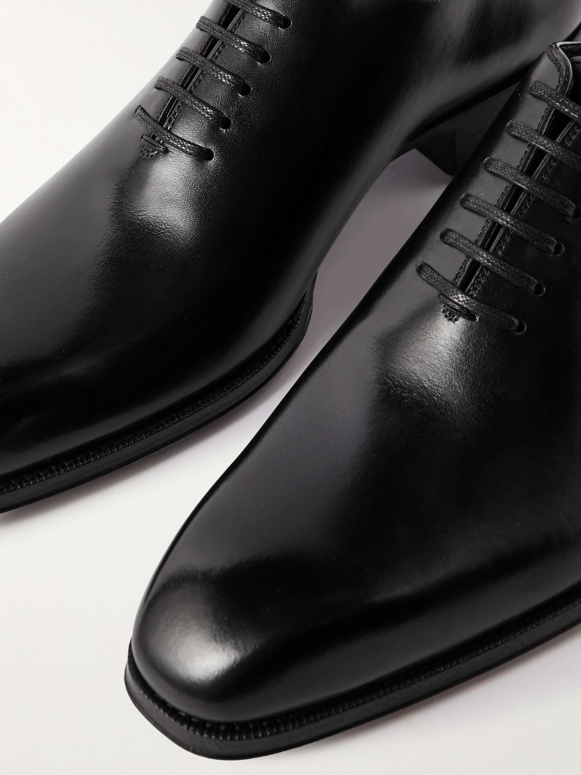 Klassifikation dialekt Forstærker TOM FORD Elkan Whole-Cut Glossed-Leather Oxford Shoes for Men | MR PORTER