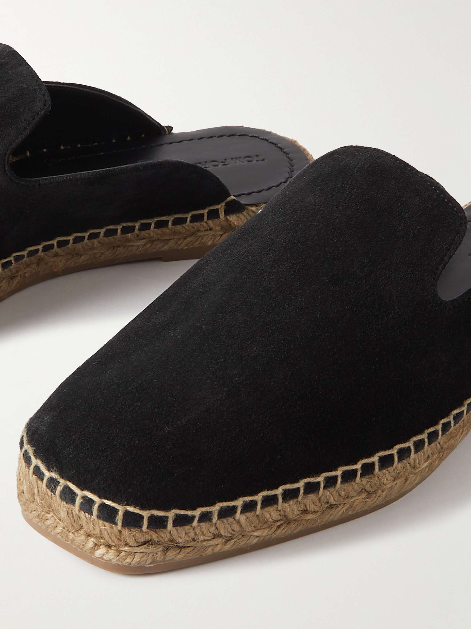 TOM FORD Barnes Suede Backless Espadrilles for Men MR PORTER