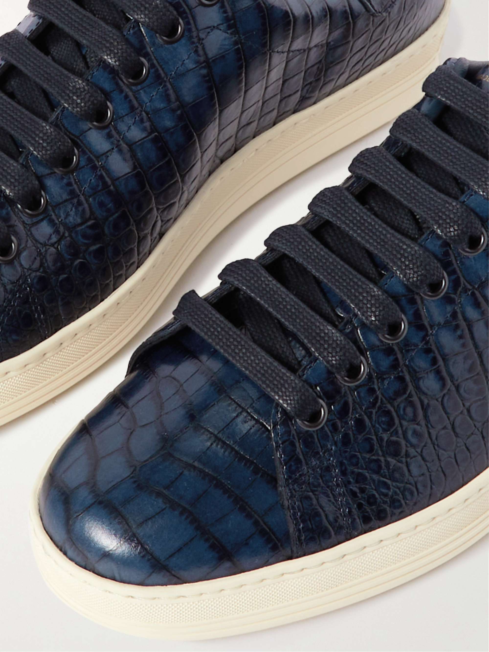 TOM FORD Warwick Leather Sneakers for MR PORTER