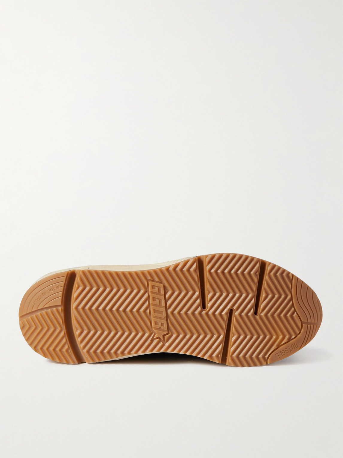 Golden Goose Men Running Sole Sneakers In Black