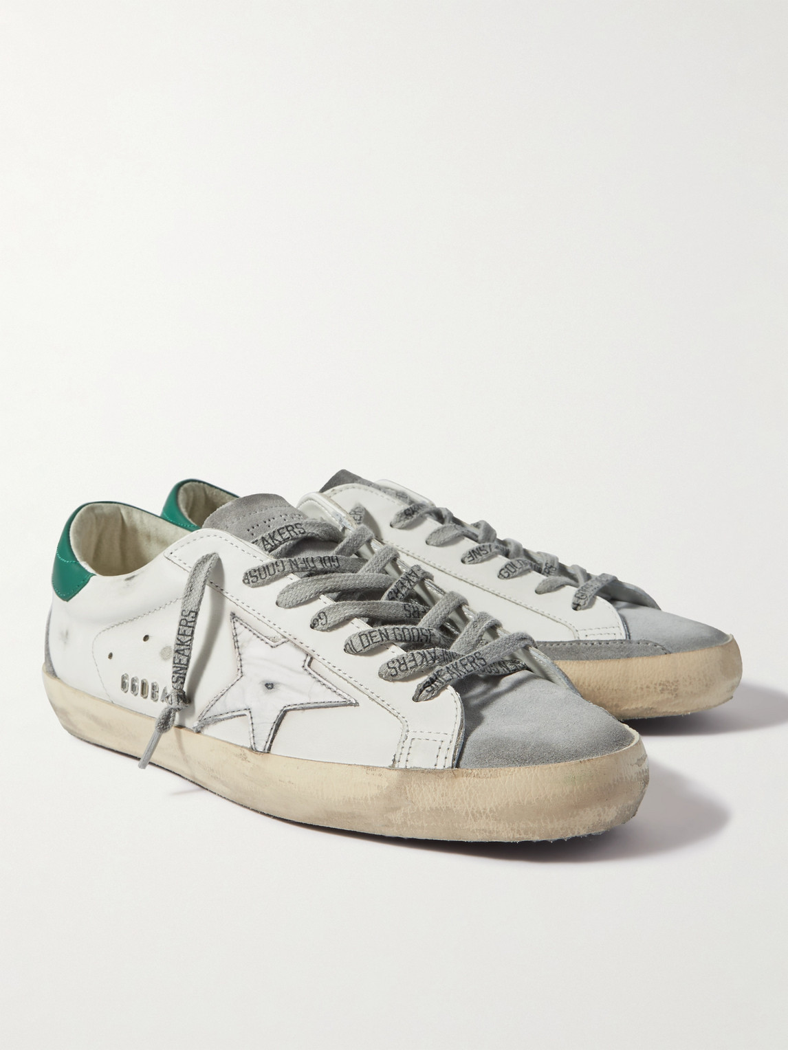 Golden Goose Super-star Sneakers In White