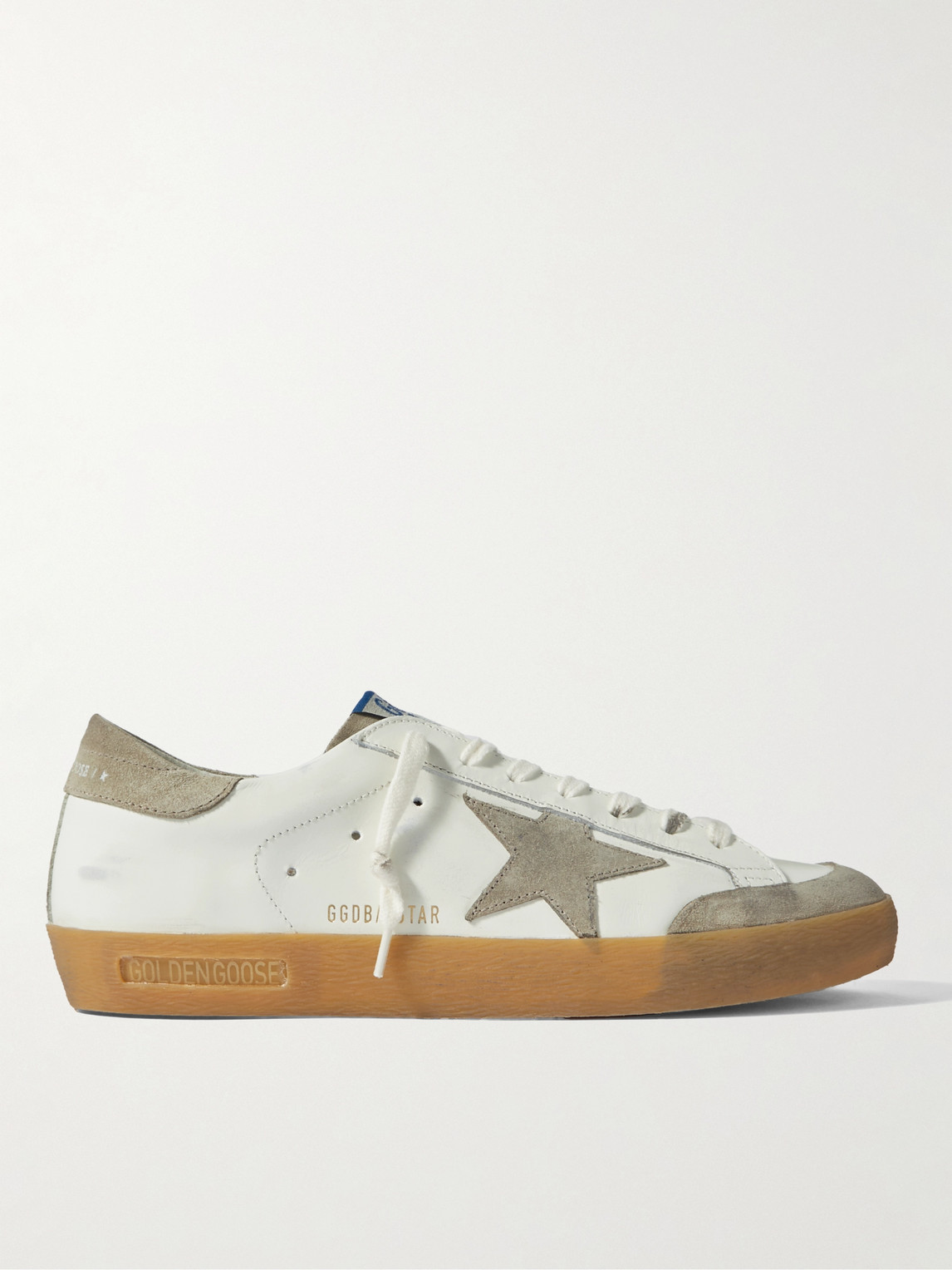 Golden Goose Super-Star Penstar Leather and Suede Sneakers - Men