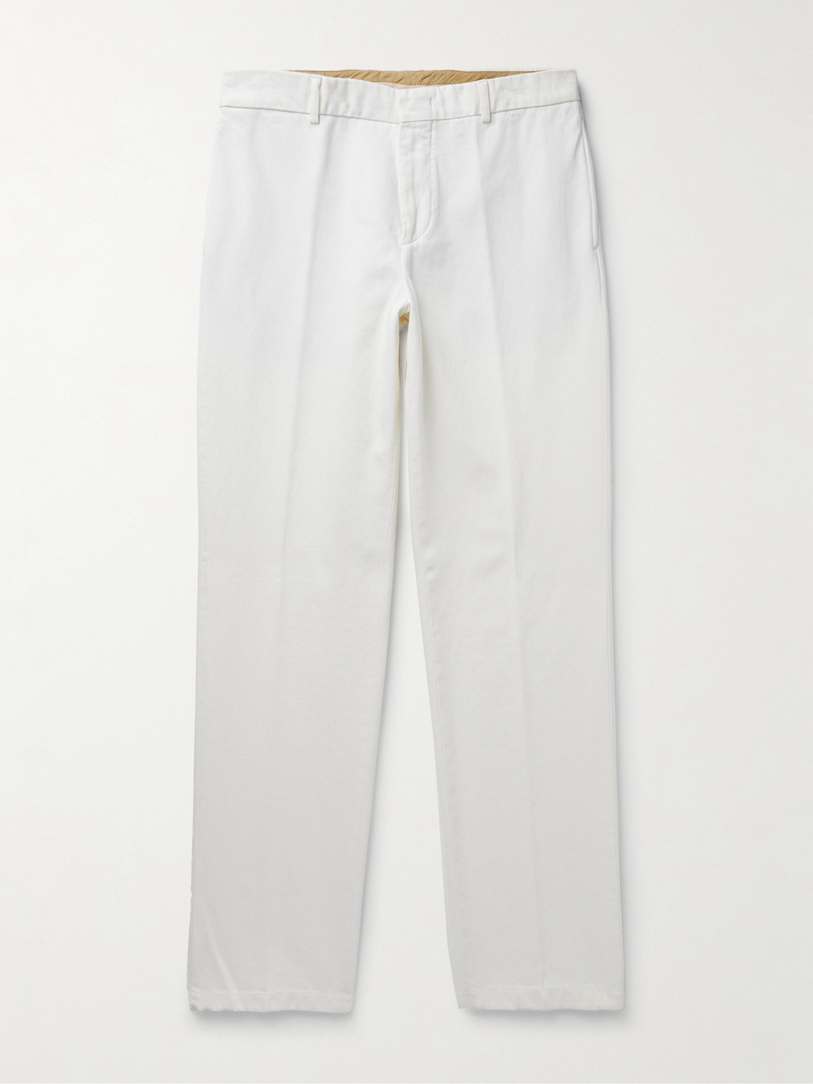 Loro Piana Merse Straight-Leg Cotton-Twill Trousers - Men