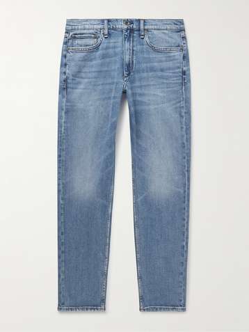 RAG & BONE Fit 2 Action Slim-Fit Straight-Leg Loopback Jeans for