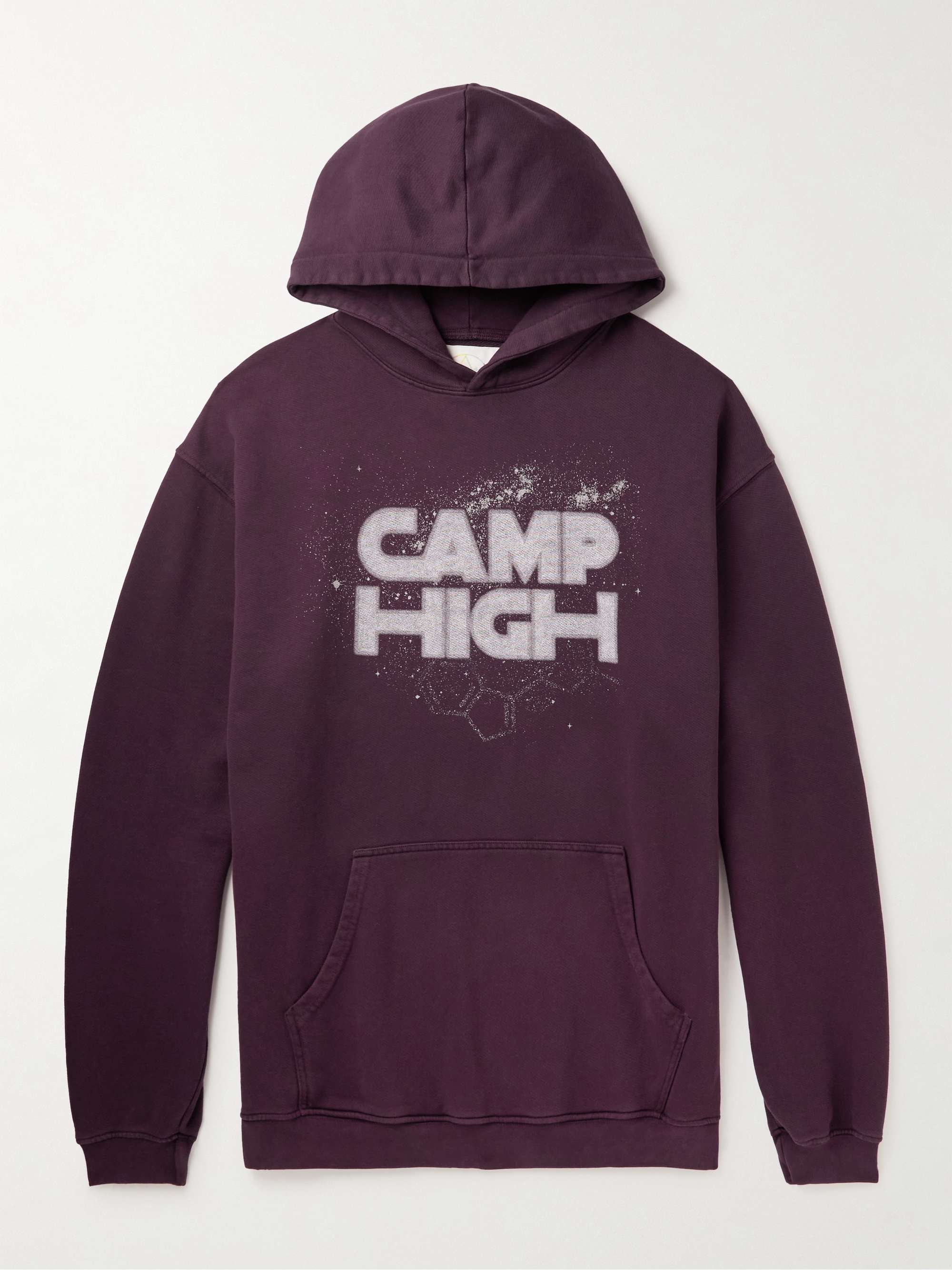 CAMP HIGH Star Camp Logo-Print Cotton-Jersey Hoodie for Men | MR PORTER