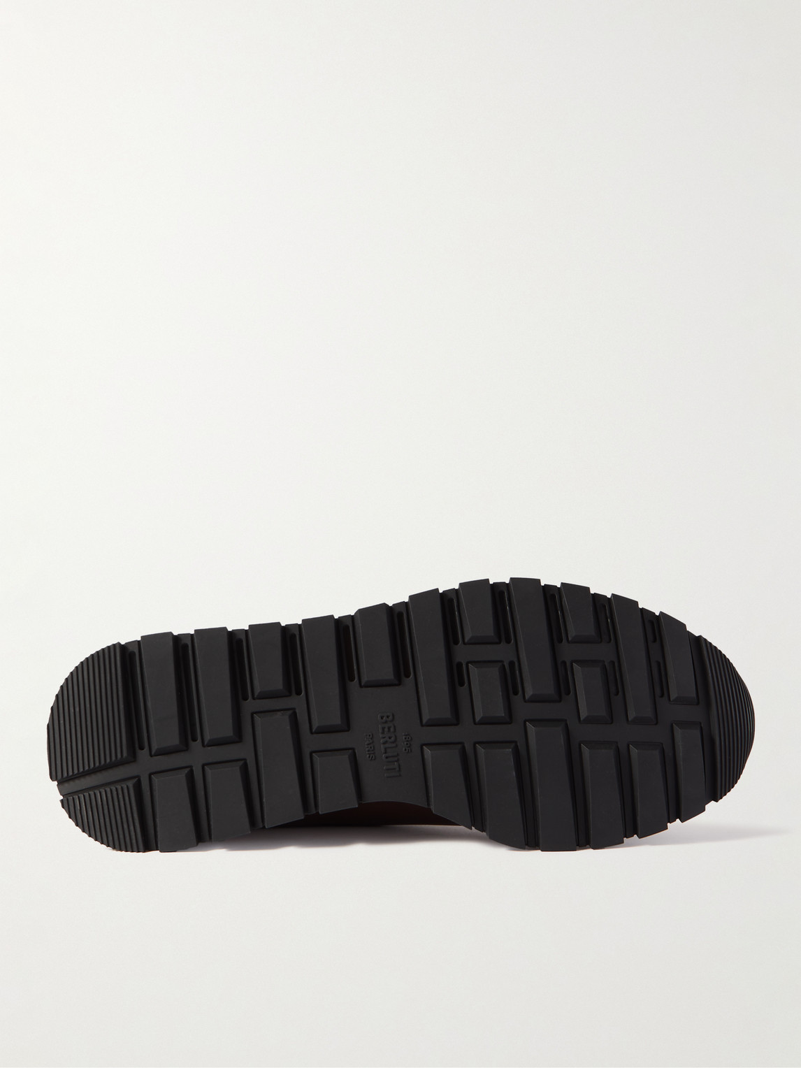 Shop Berluti Fast Track Scritto Venezia Leather Sneakers In Brown