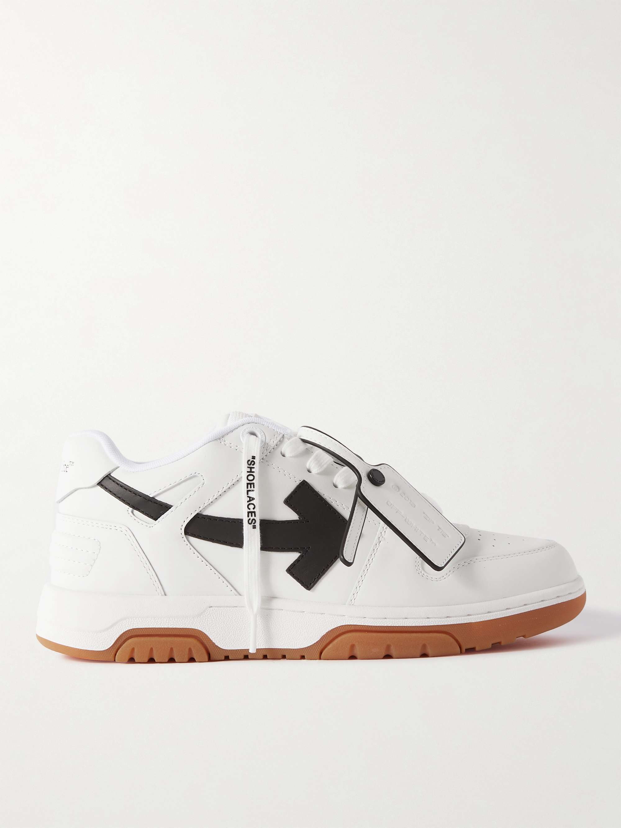 OFF-WHITE Out of Office Leather Sneakers for Men | MR PORTER