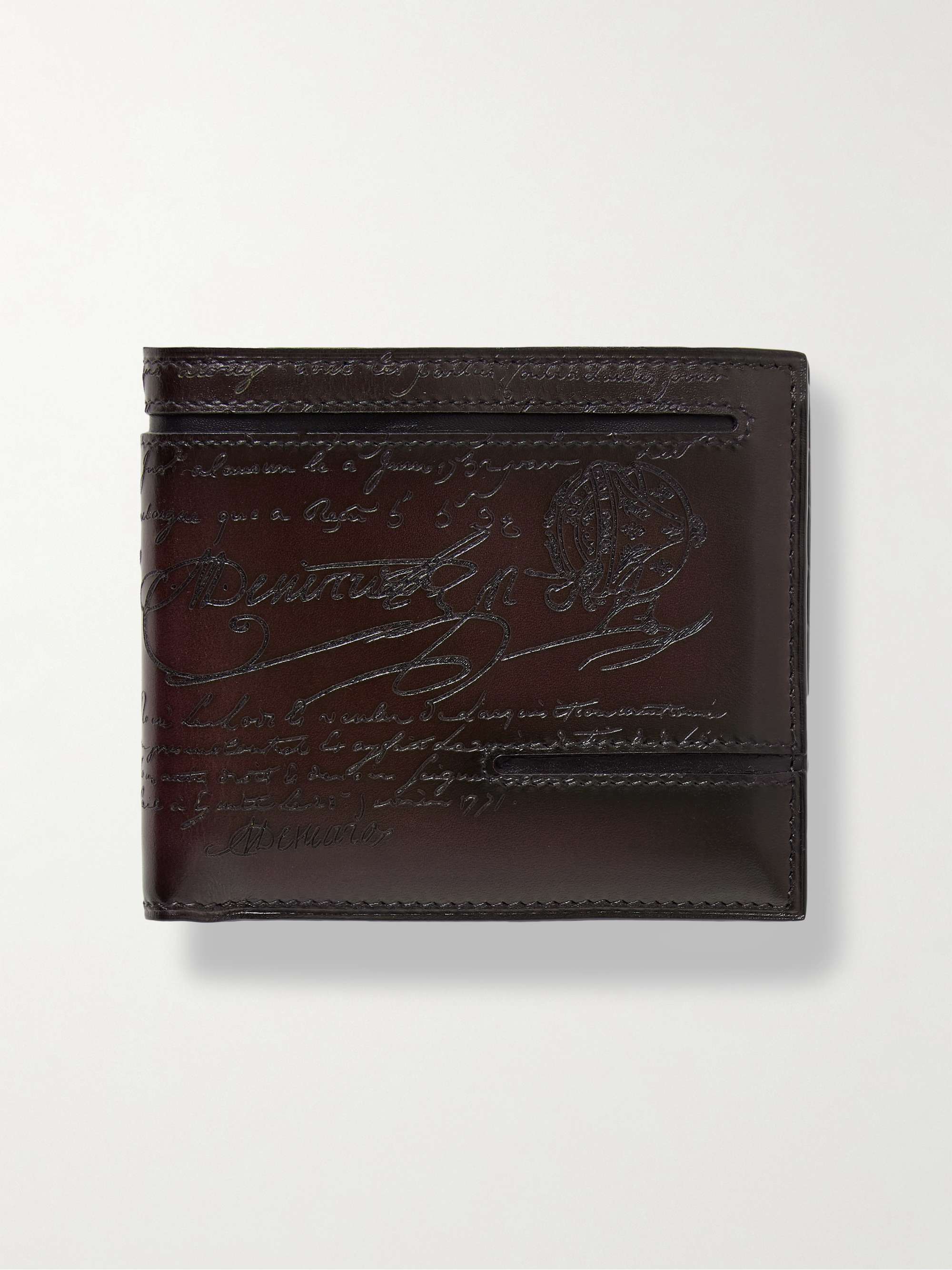 Makore Slim Leather Wallet - Size: Tu - Men - Berluti