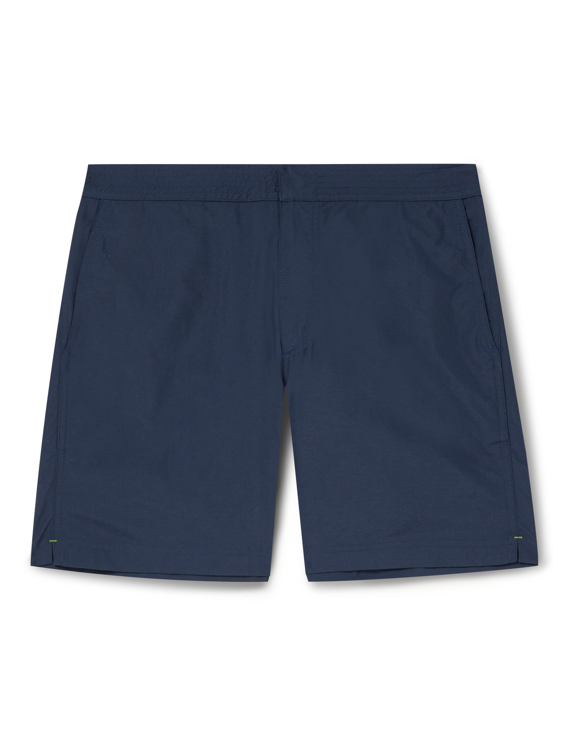 Sid Mashburn Straight-leg Mid-length Swim Shorts In Blue