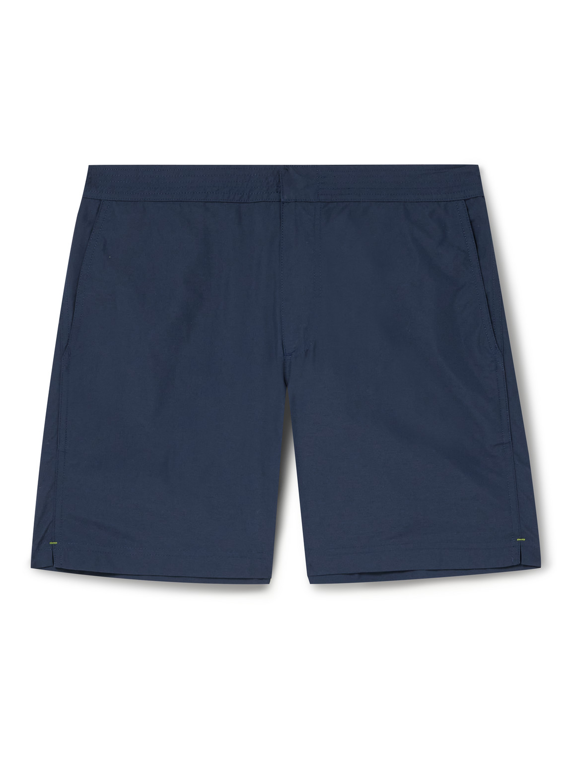 Straight-Leg Mid-Length Swim Shorts