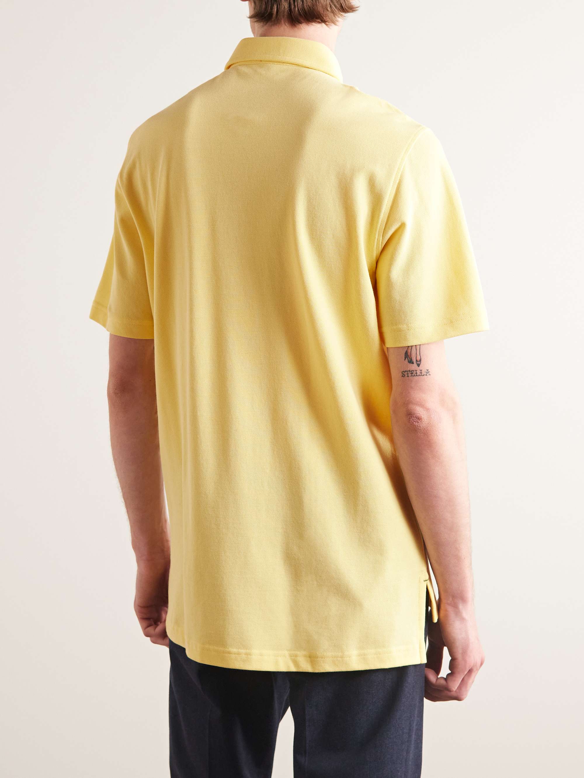 SID MASHBURN Polo in cotone piqué Pima