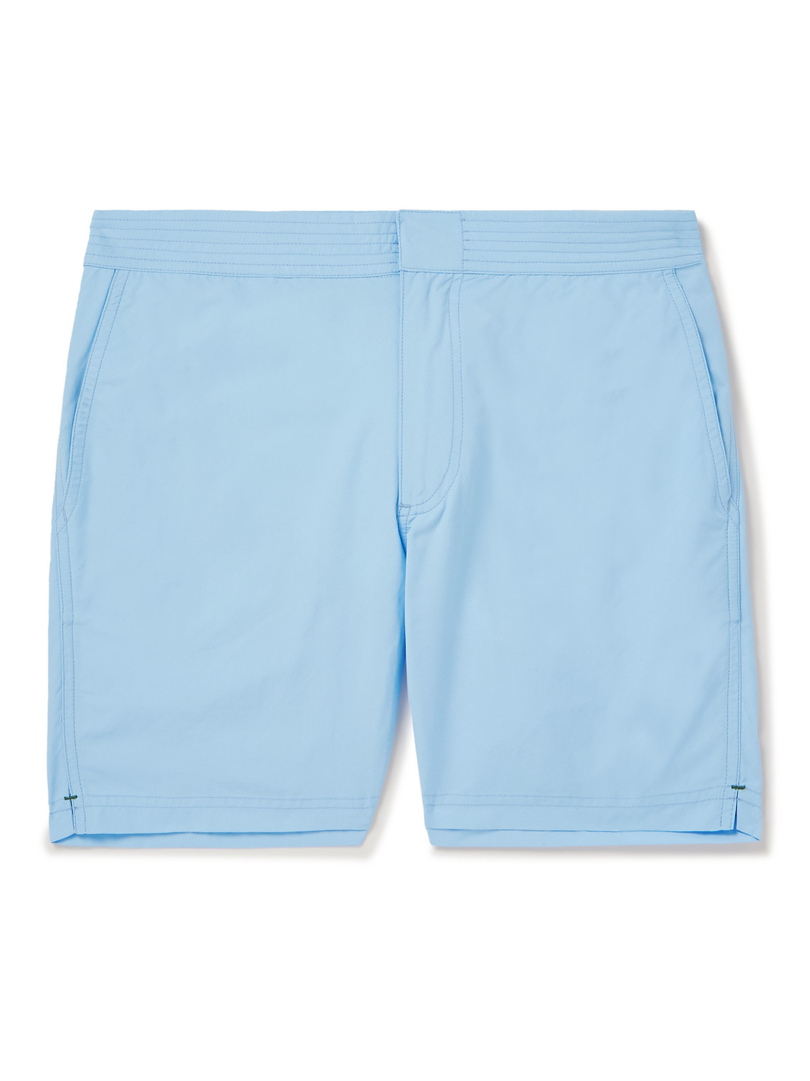 Sid Mashburn Straight-leg Mid-length Swim Shorts In Blue