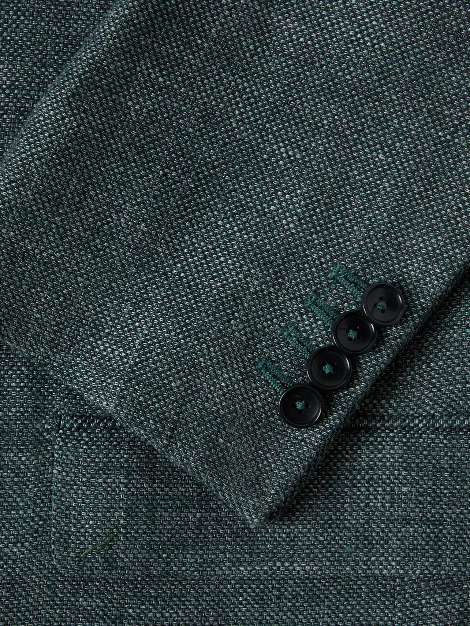 SID MASHBURN Kincaid No. 2 Slim-Fit Linen and Wool-Blend Hopsack Suit ...