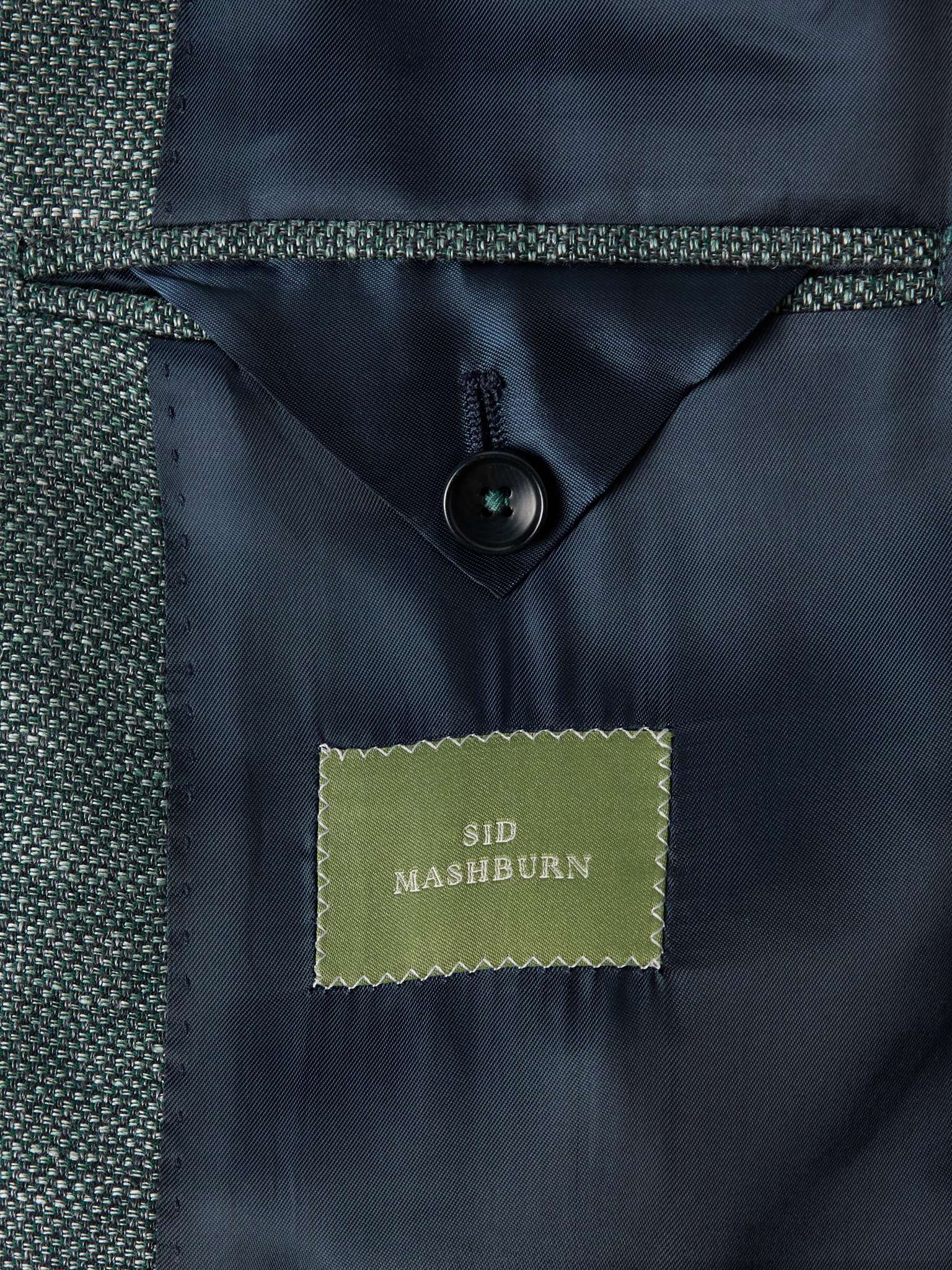 SID MASHBURN Kincaid No. 2 Slim-Fit Linen and Wool-Blend Hopsack Suit ...