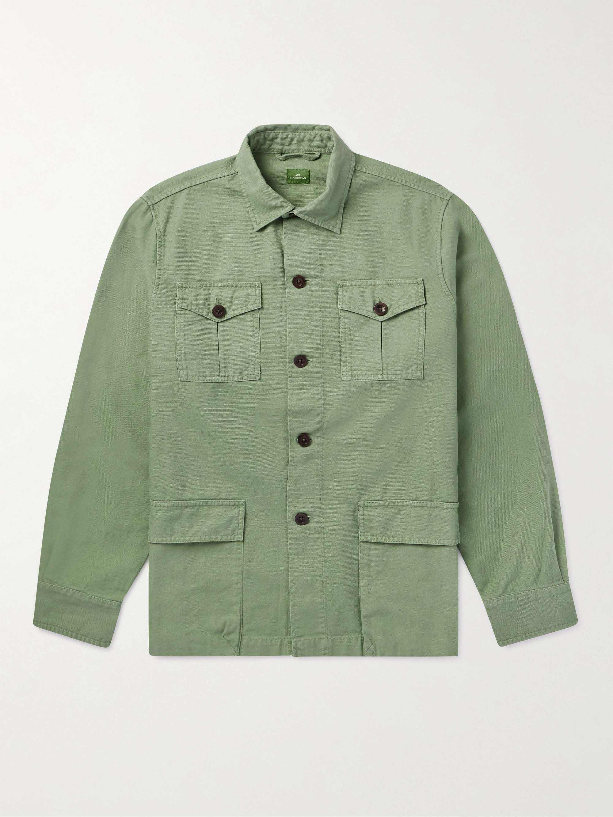 SID MASHBURN Cotton-Canvas Overshirt for Men | MR PORTER