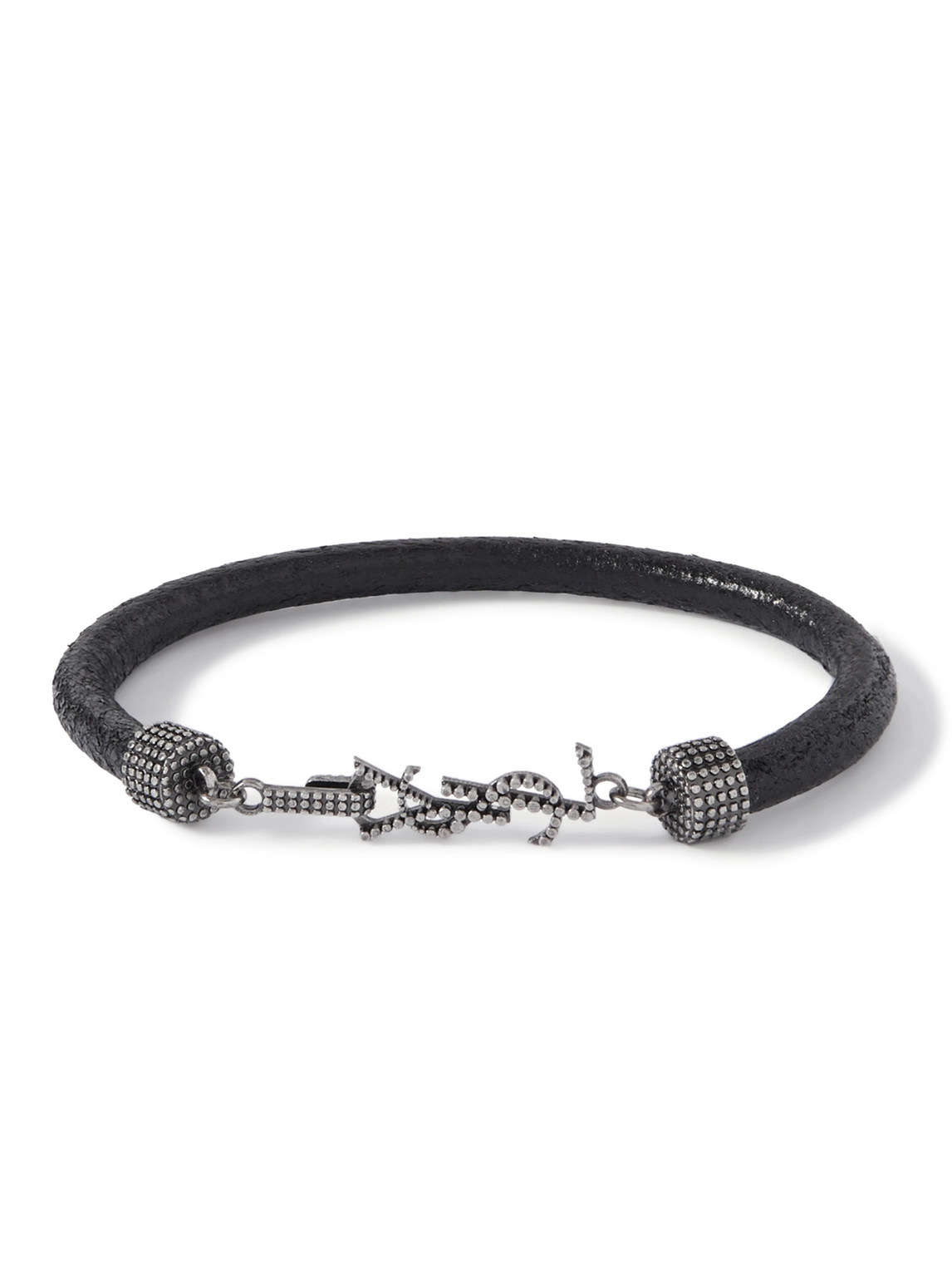 Saint Laurent Black Leather Opyum Bracelet | ModeSens Saint Laurent Black Leather Opyum Bracelet | ModeSens
