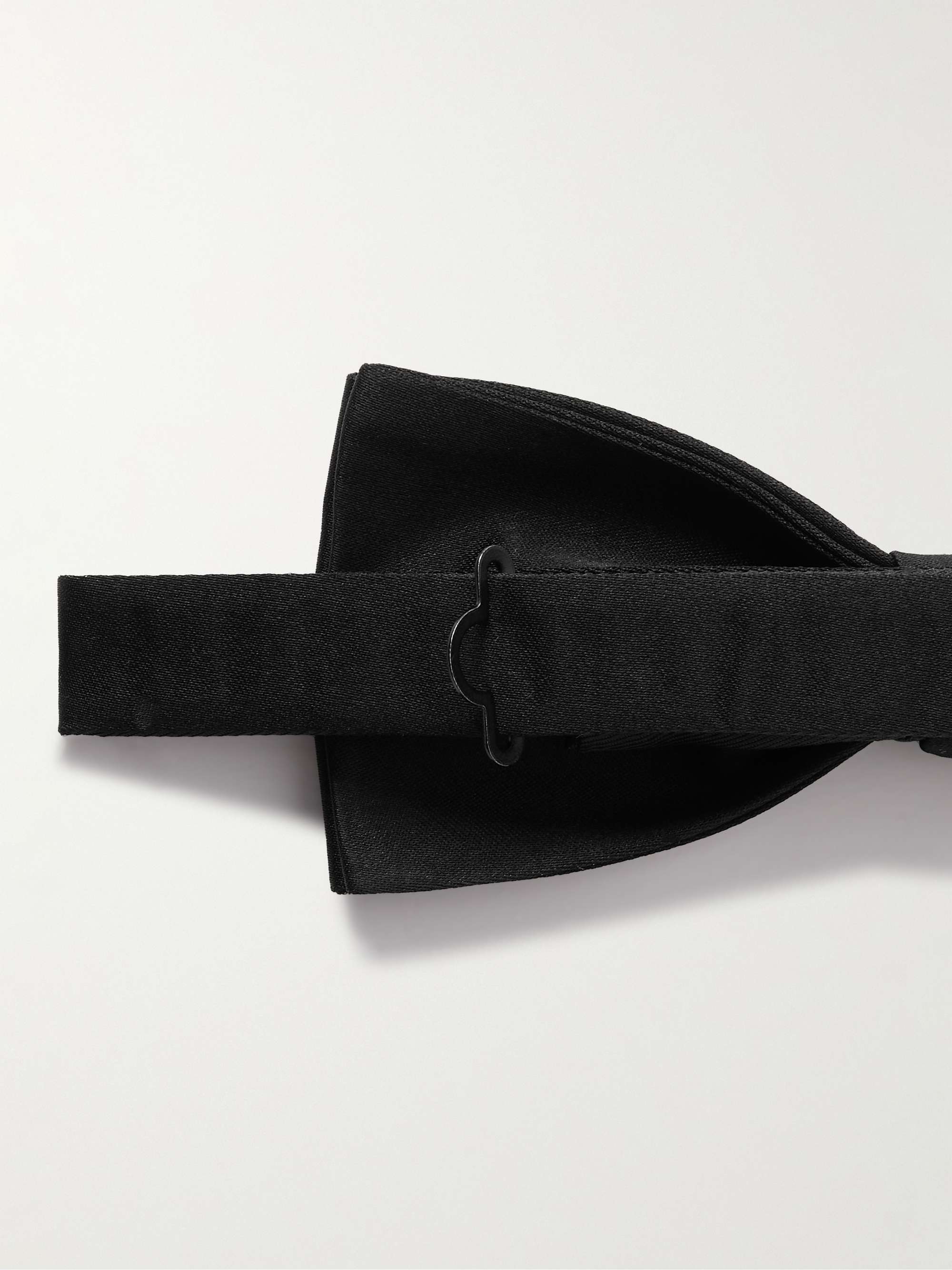 SAINT LAURENT Pre-Tied Silk-Satin Bow Tie