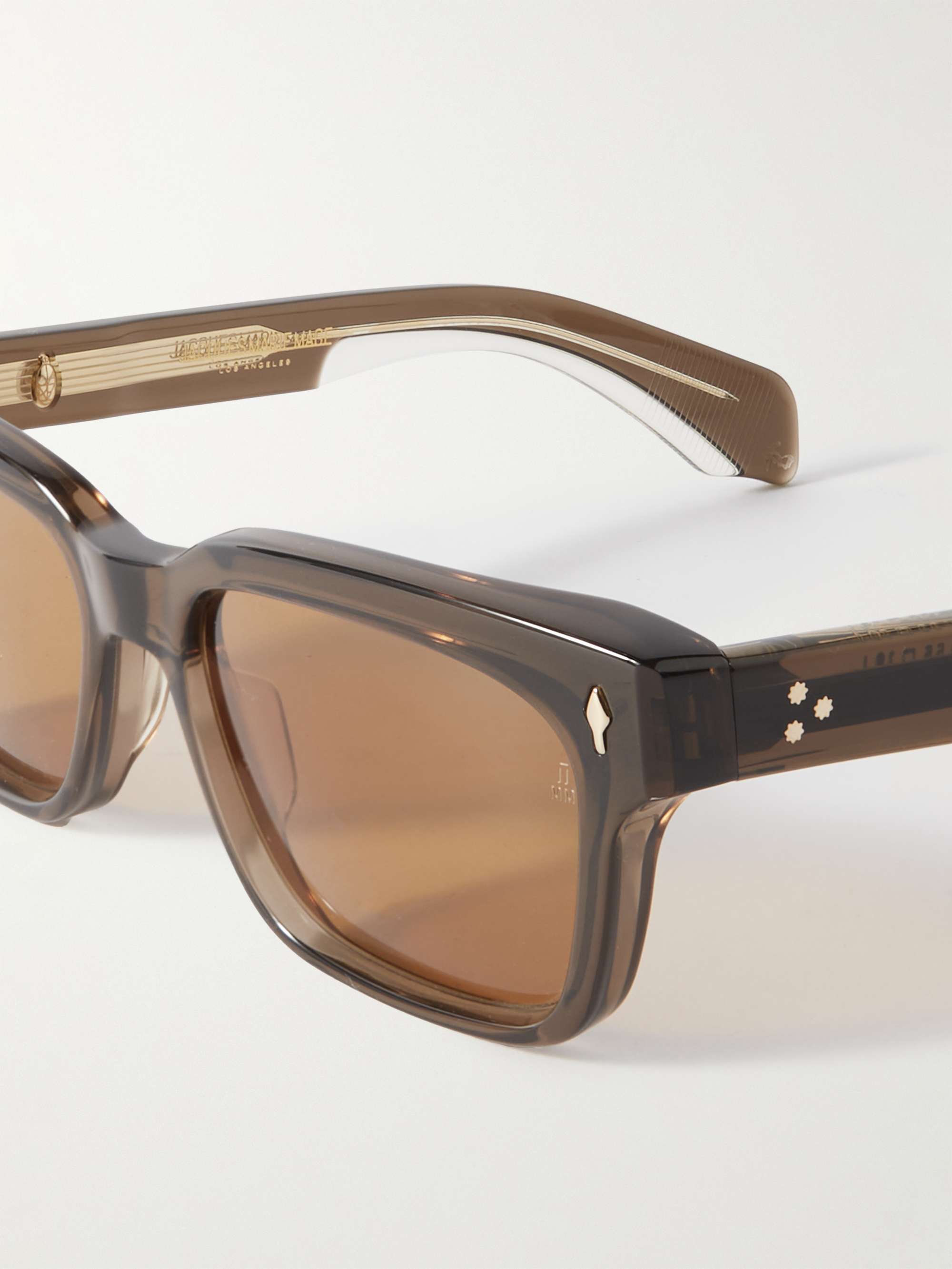 JACQUES MARIE MAGE Molino 55 D-Frame Gold-Tone and Acetate Sunglasses