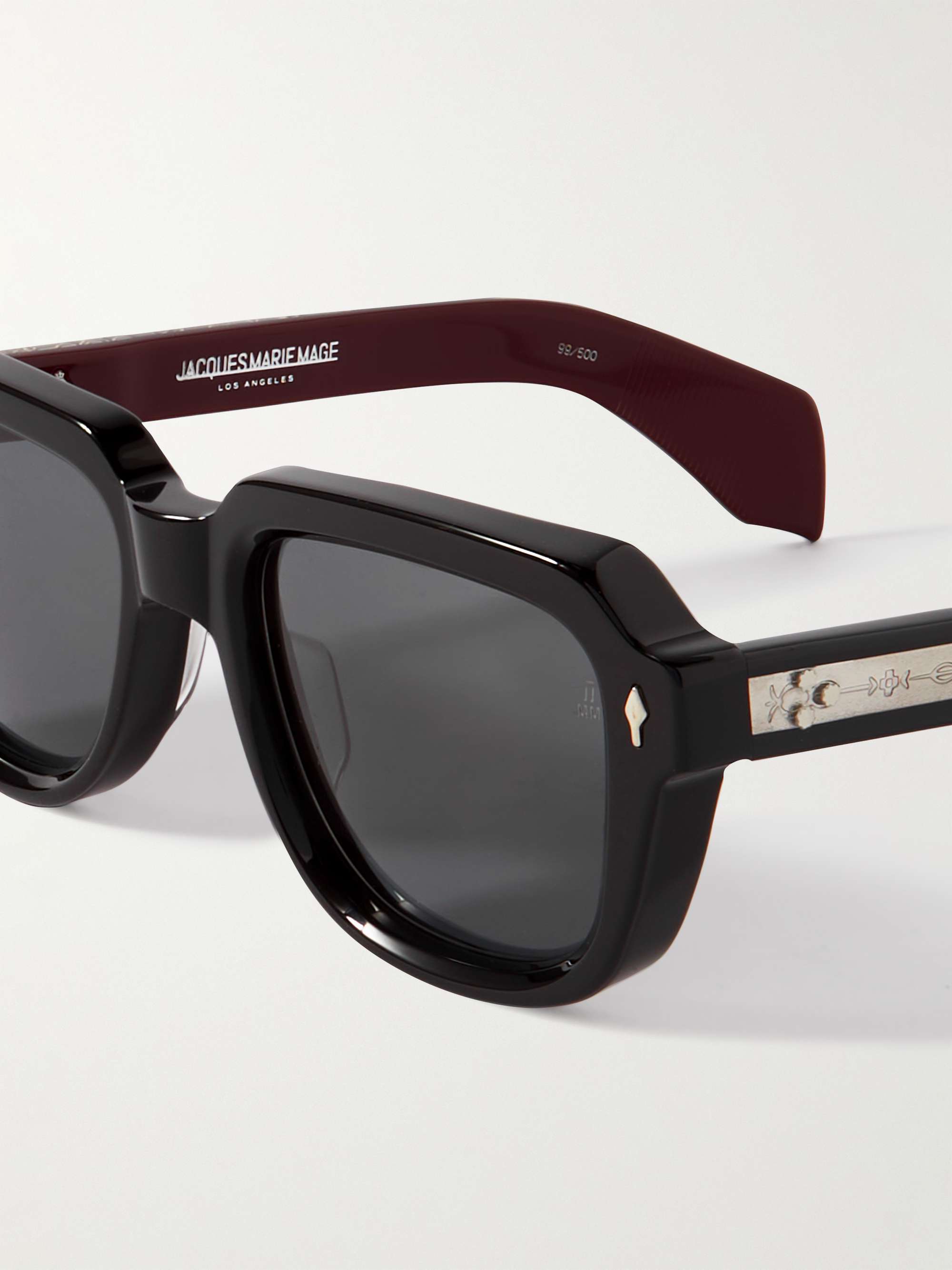 JACQUES MARIE MAGE + Hopper Goods Taos SquareFrame Acetate and Silver