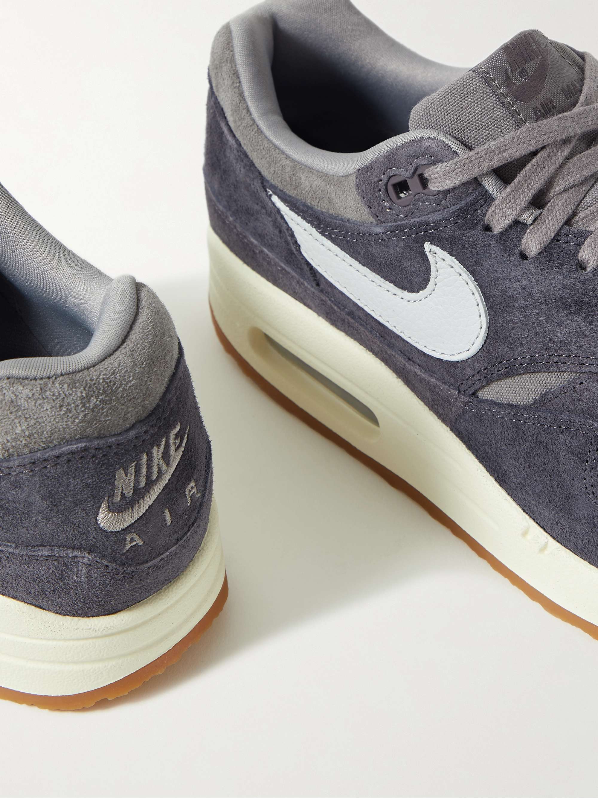 NIKE Max 1 Leather-Trimmed and Canvas Sneakers for Men | PORTER