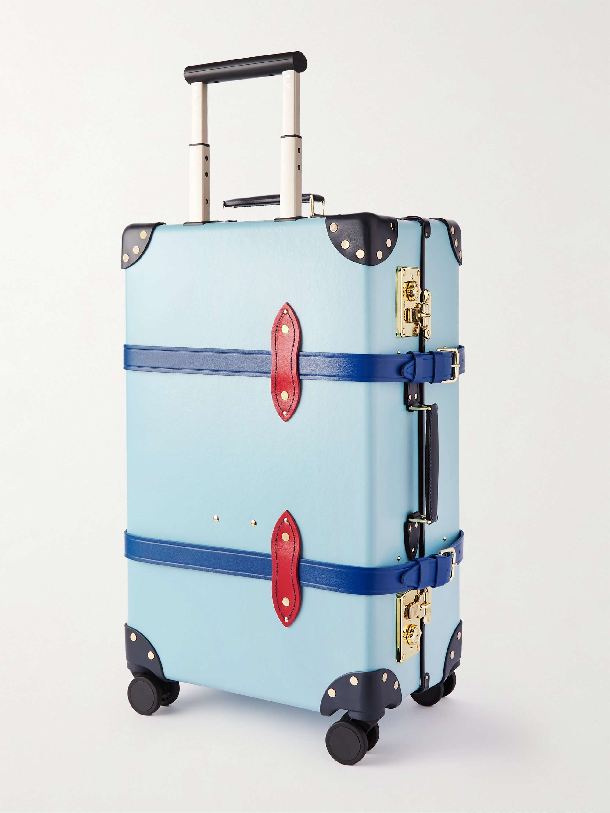 GLOBE-TROTTER + Peanuts Leather-Trimmed Suitcase