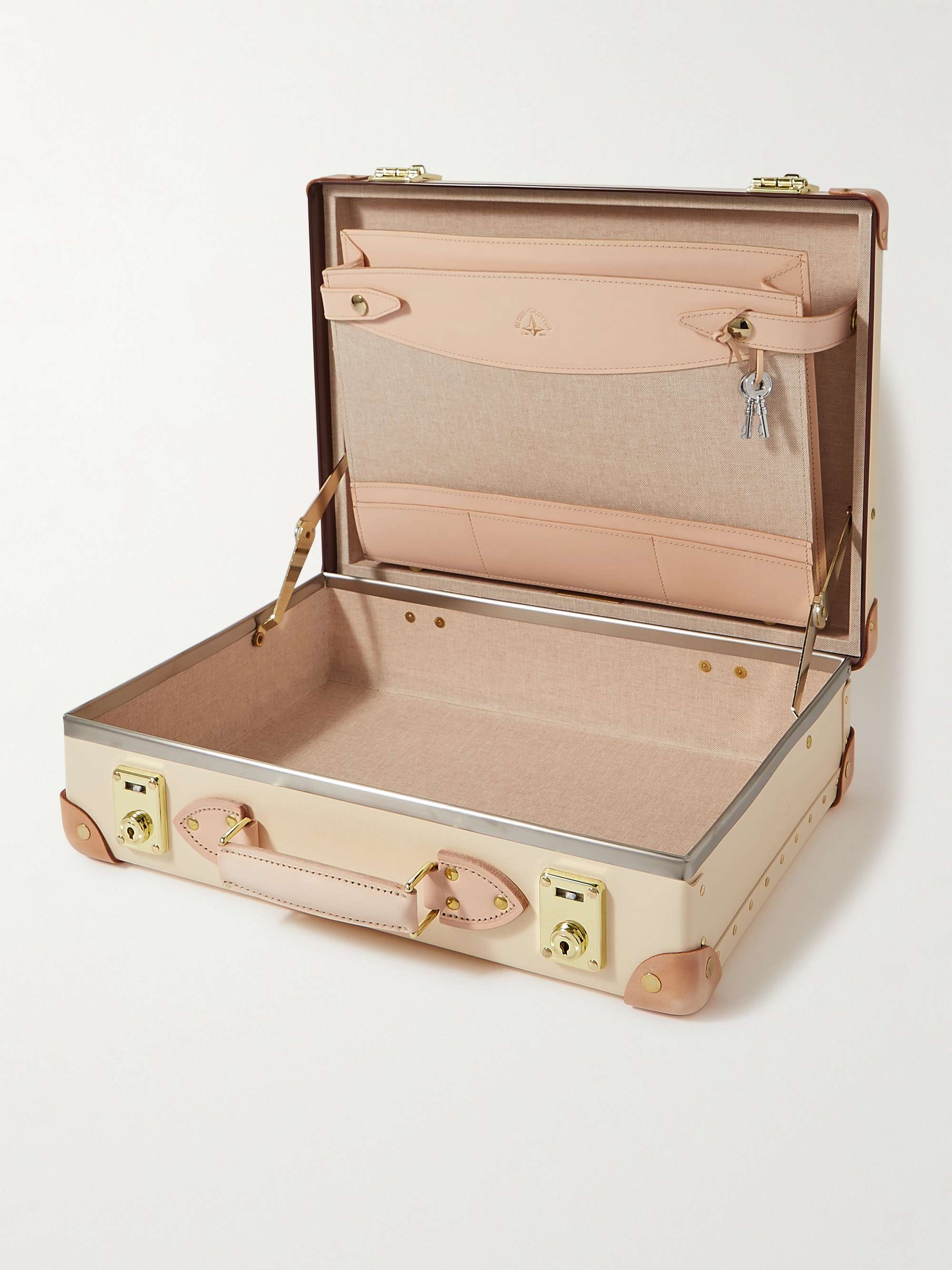GLOBE-TROTTER Carry-On Leather-Trimmed Attaché Case