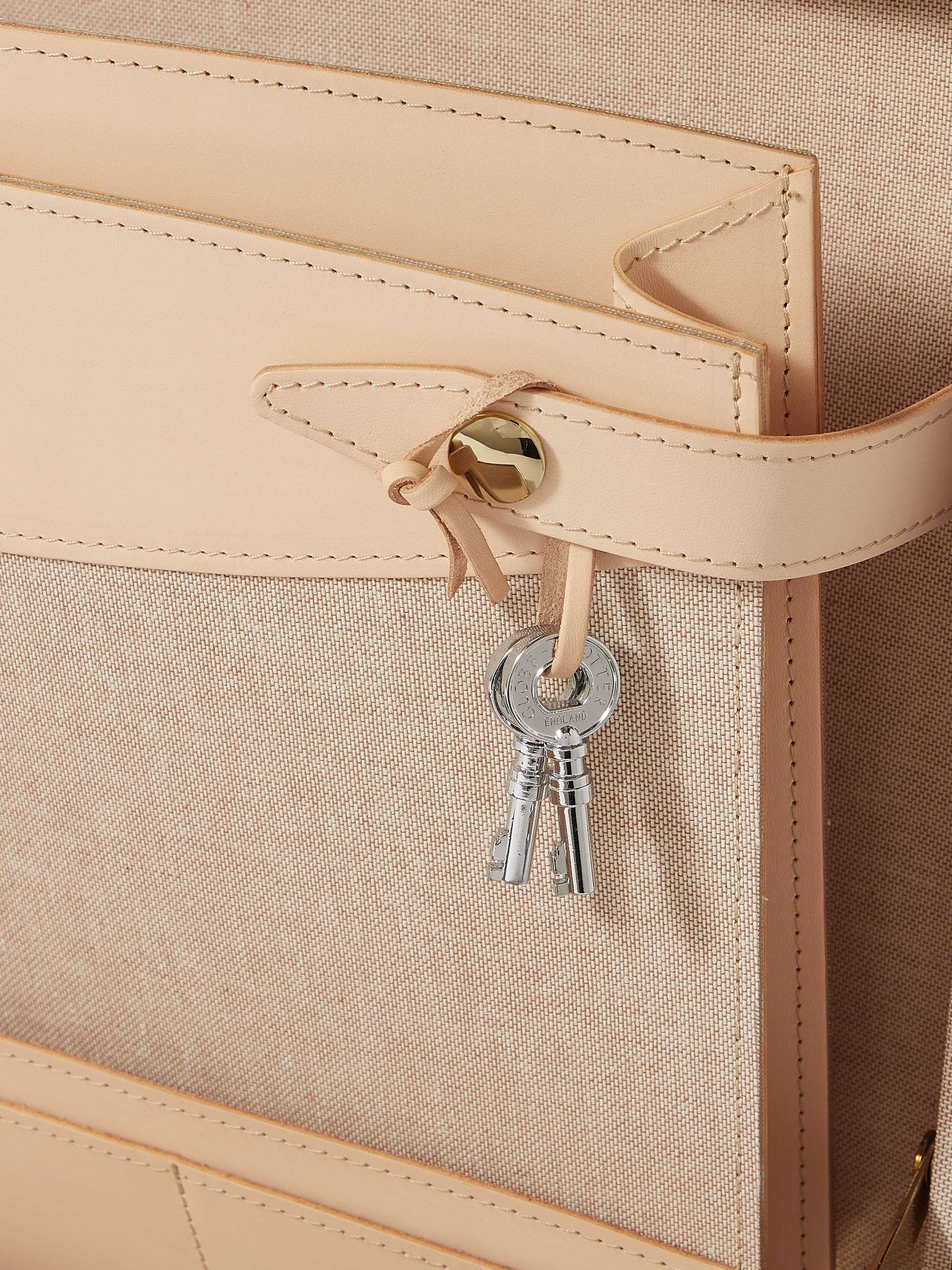 GLOBE-TROTTER Carry-On Leather-Trimmed Attaché Case