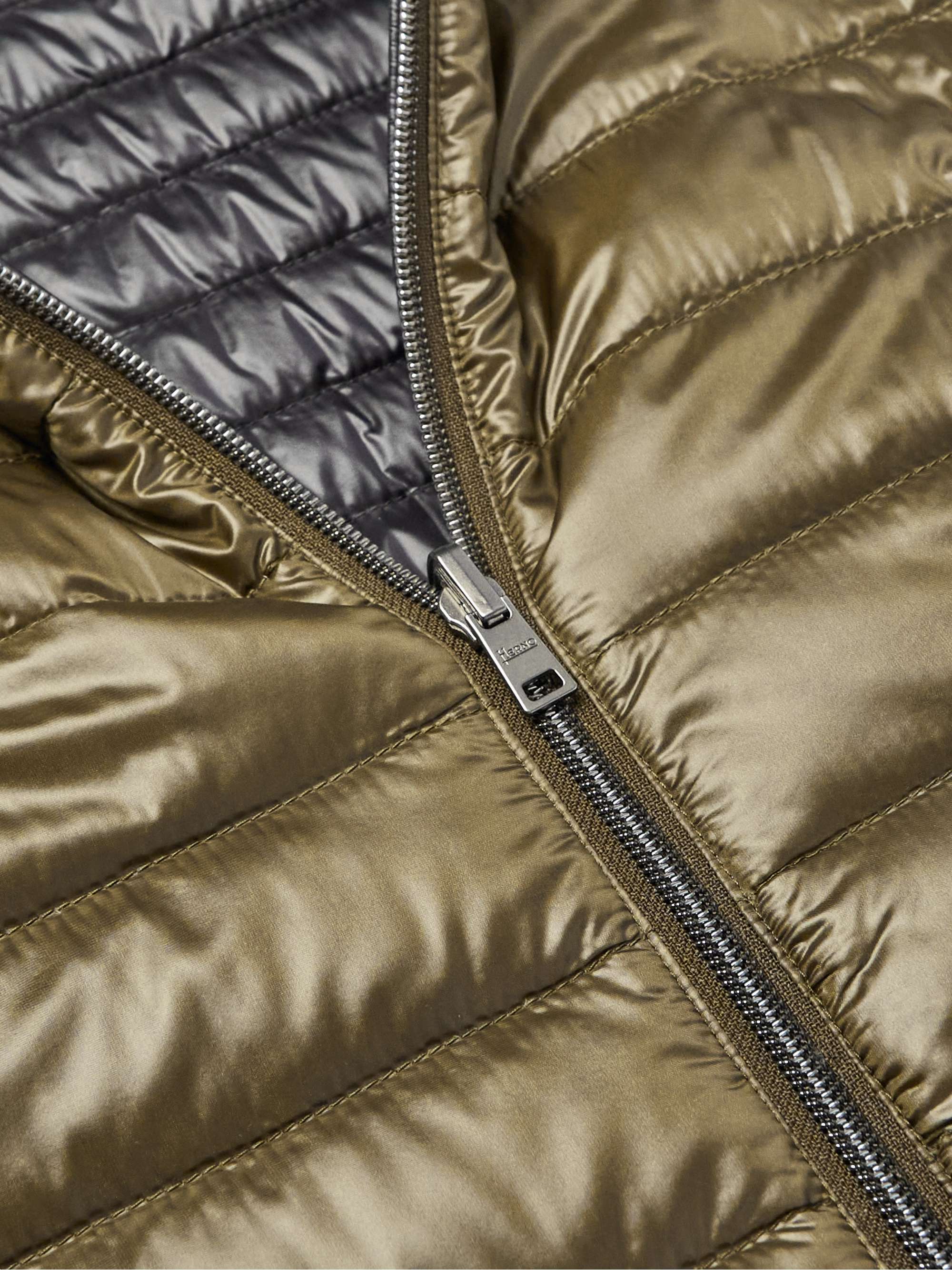 HERNO Reversible Quilted Shell Down Gilet