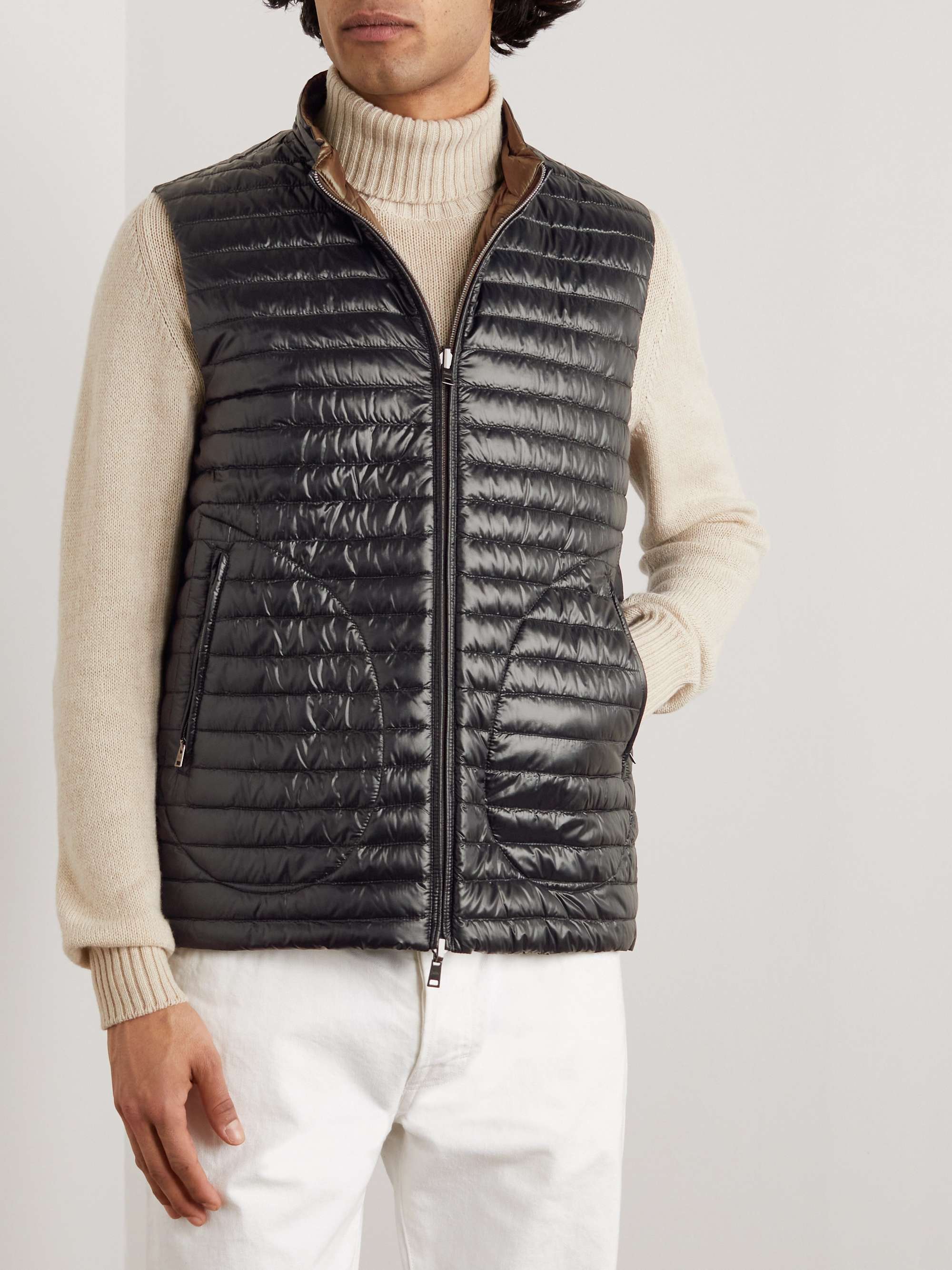 HERNO Reversible Quilted Shell Down Gilet for Men | MR PORTER