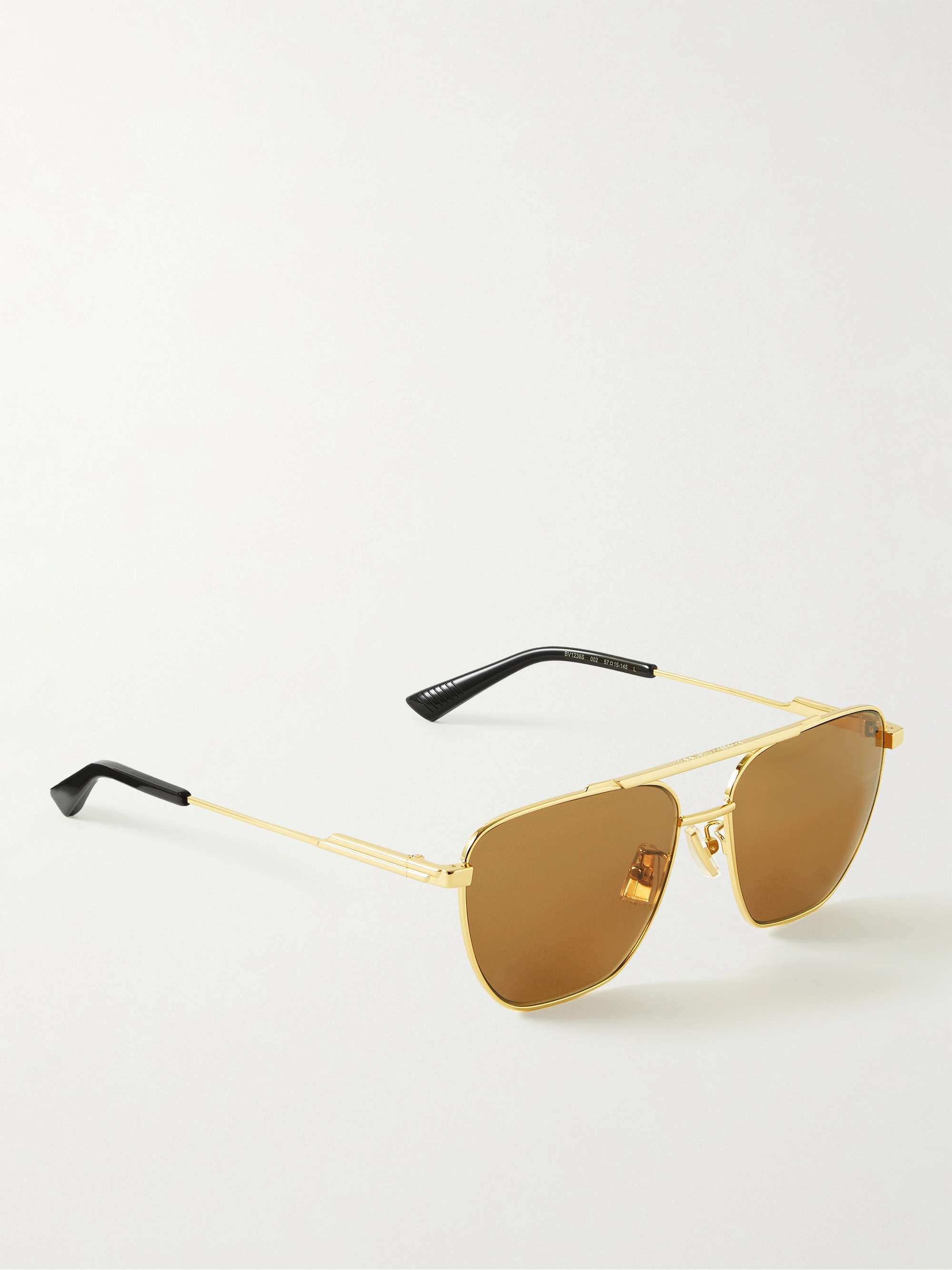 BOTTEGA VENETA EYEWEAR Aviator-Style Metal Sunglasses