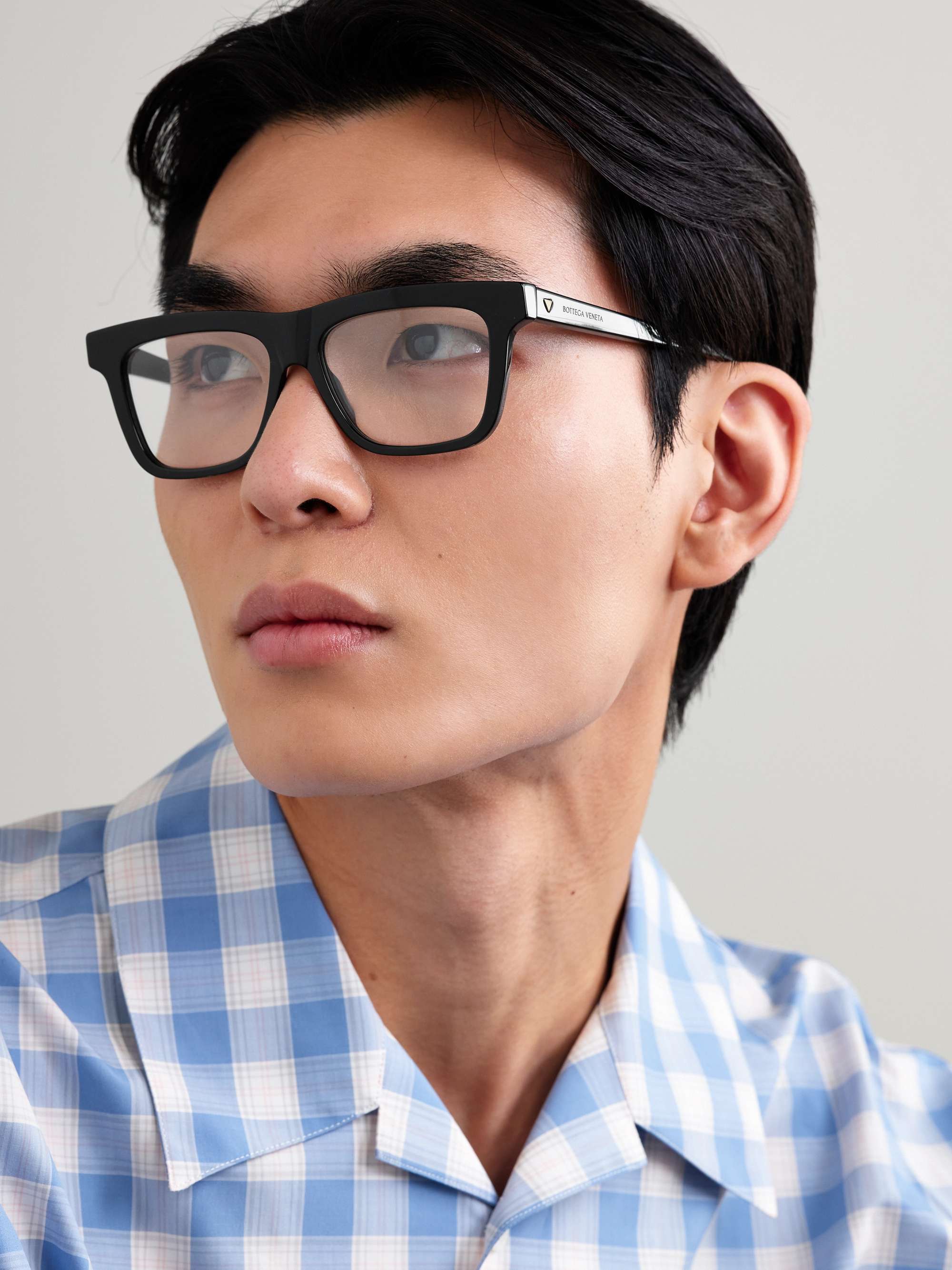 BOTTEGA VENETA EYEWEAR D-Frame Acetate Optical Glasses