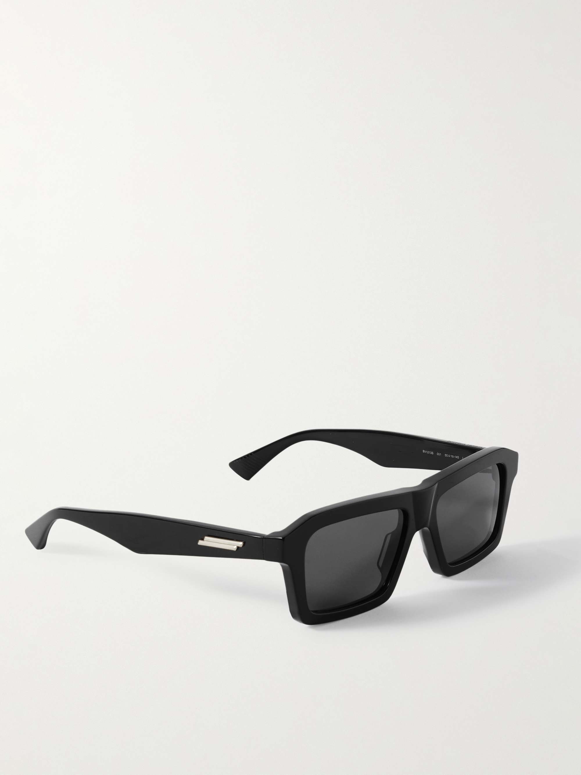 BOTTEGA VENETA EYEWEAR Rectangular-Frame Acetate Sunglasses
