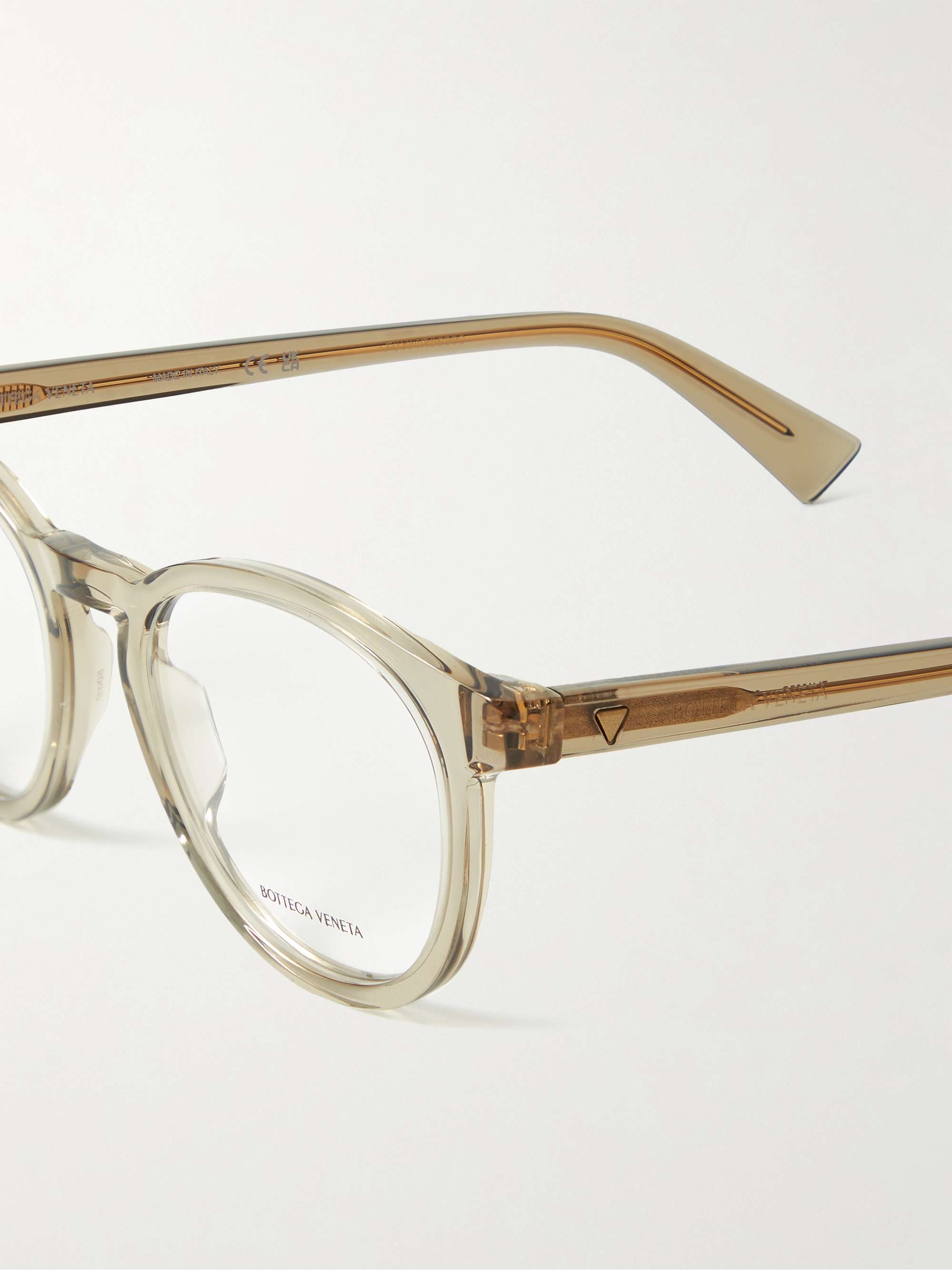 BOTTEGA VENETA EYEWEAR Round-Frame Acetate Optical Glasses