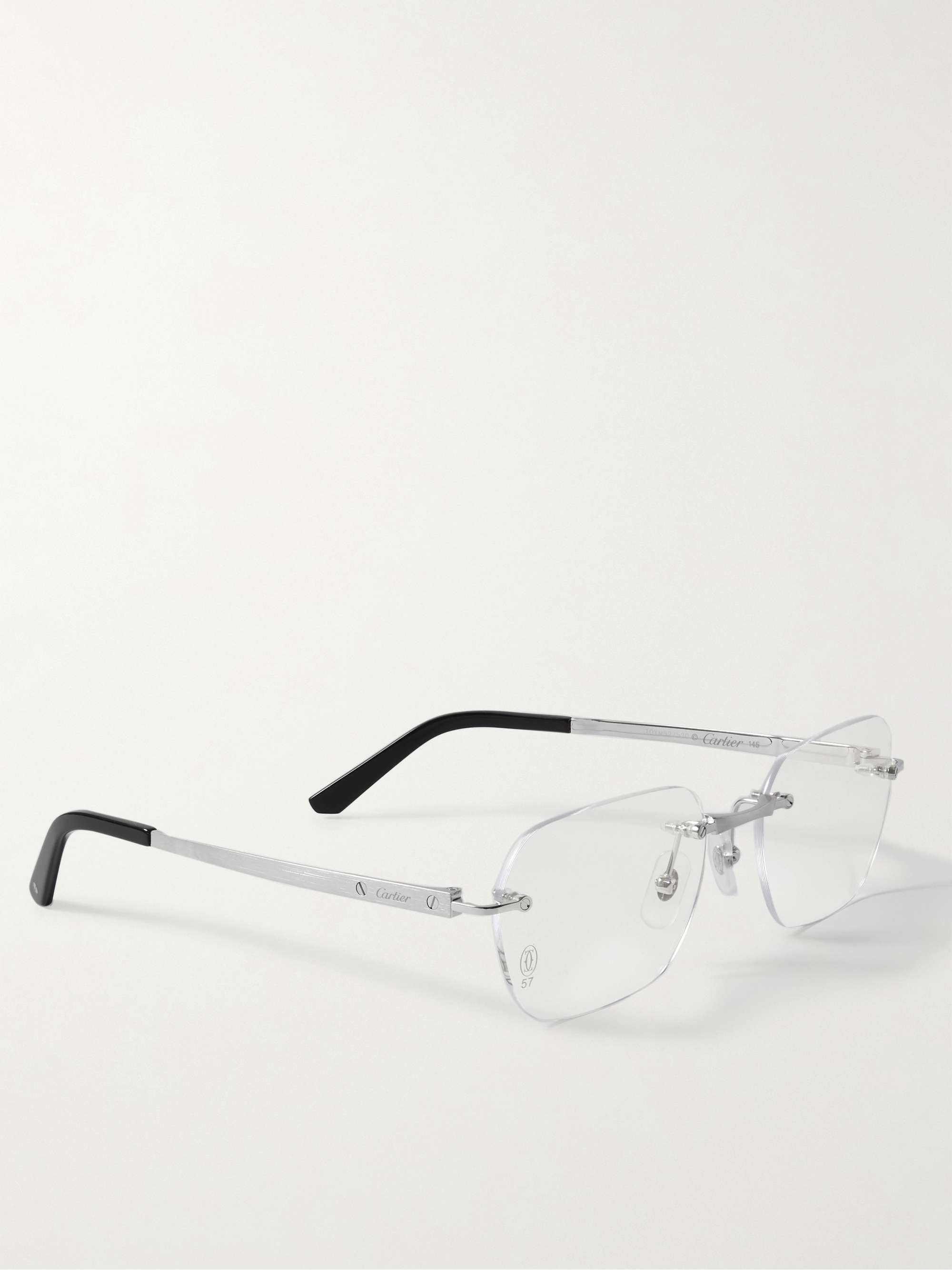 CARTIER EYEWEAR Frameless Titanium Optical Glasses for Men MR PORTER