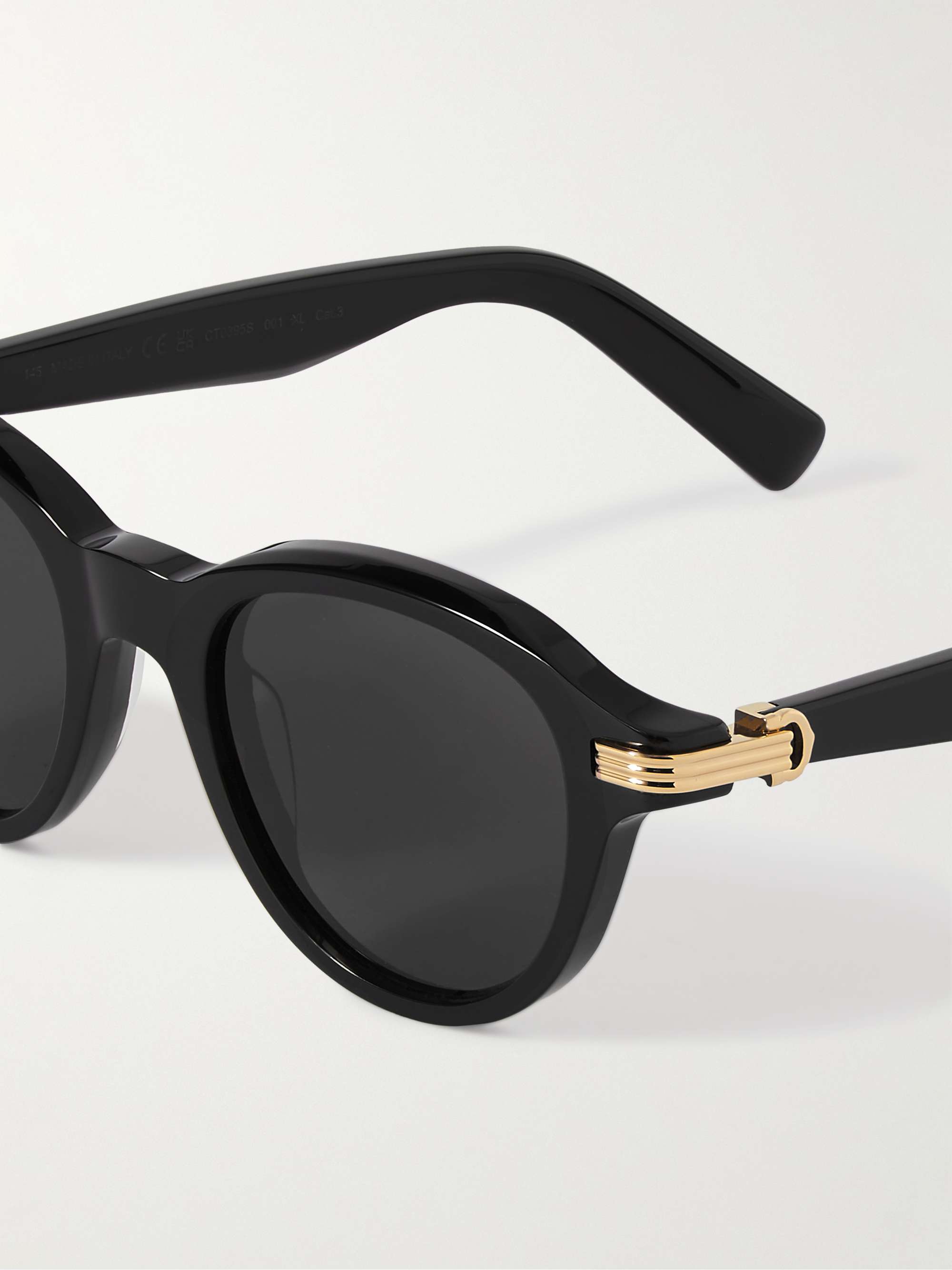 CARTIER EYEWEAR Round Frame Acetate Sunglasses for Men MR PORTER
