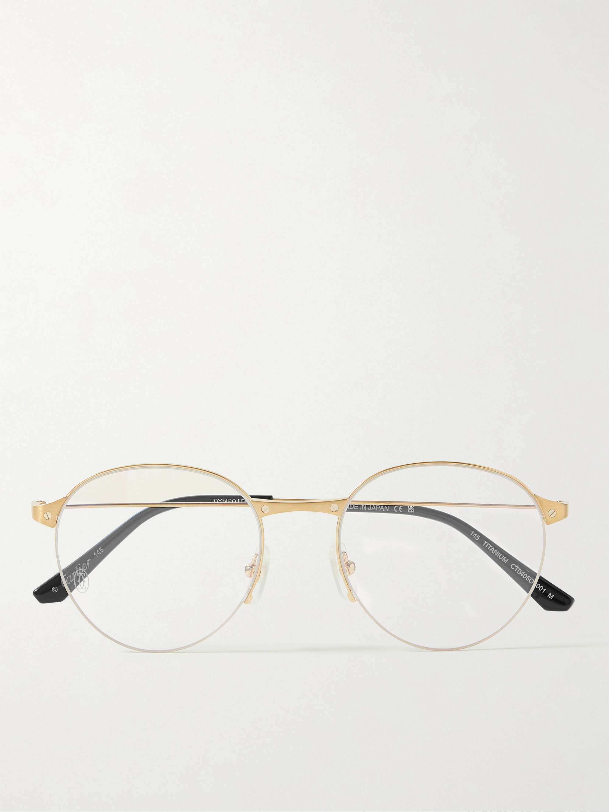 Acetate And Titanium Round Eyeglasses | Thom Browne