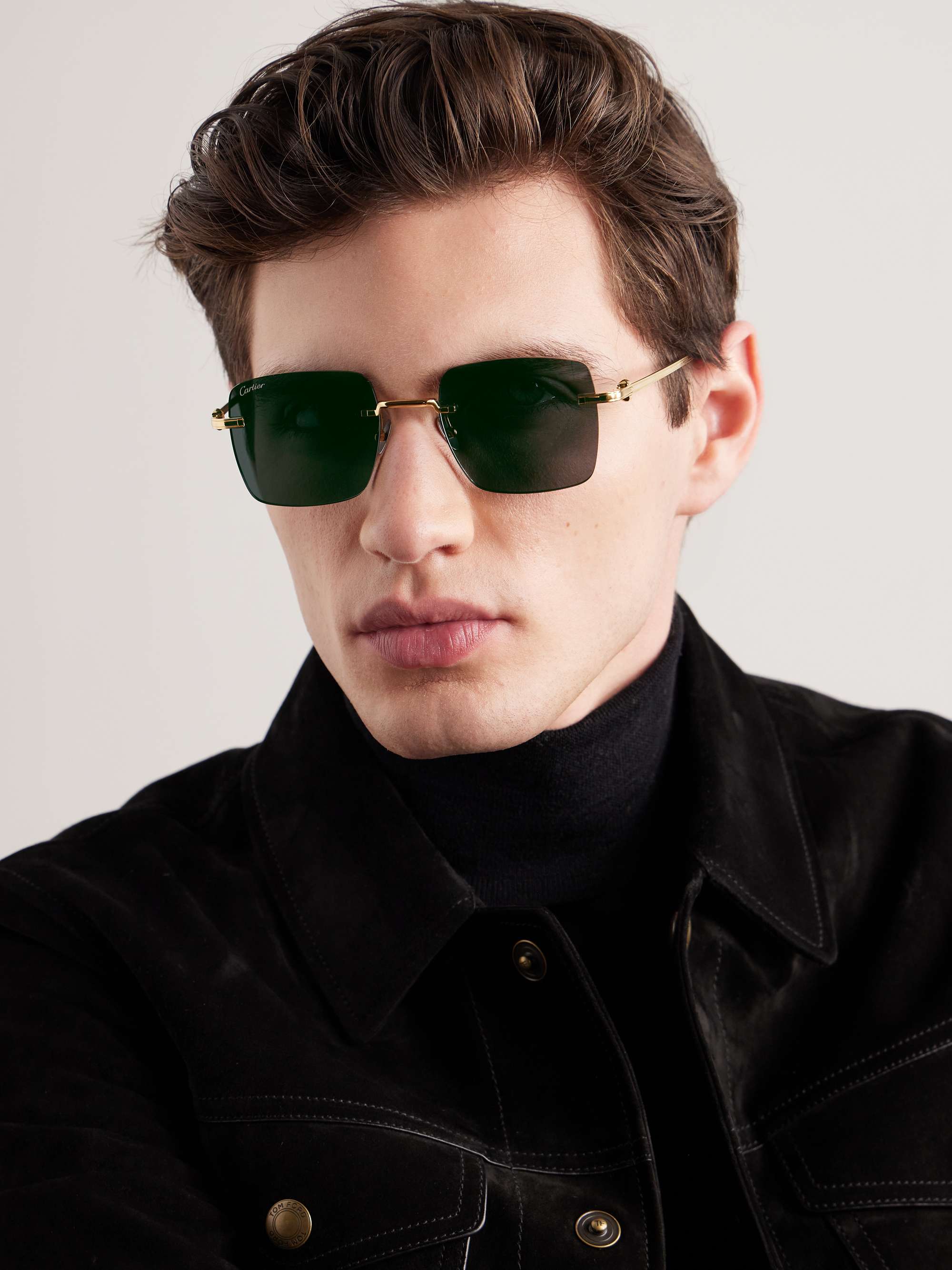 Cartier Sunglasses For Men Gold Black (SW659) - KDB Deals-mncb.edu.vn