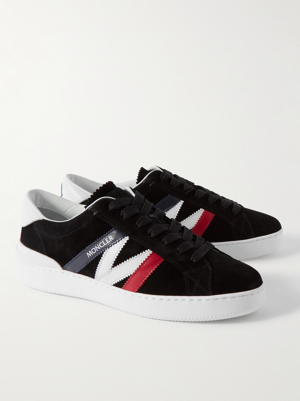 Moncler Monaco M Low Top Sneak In Black