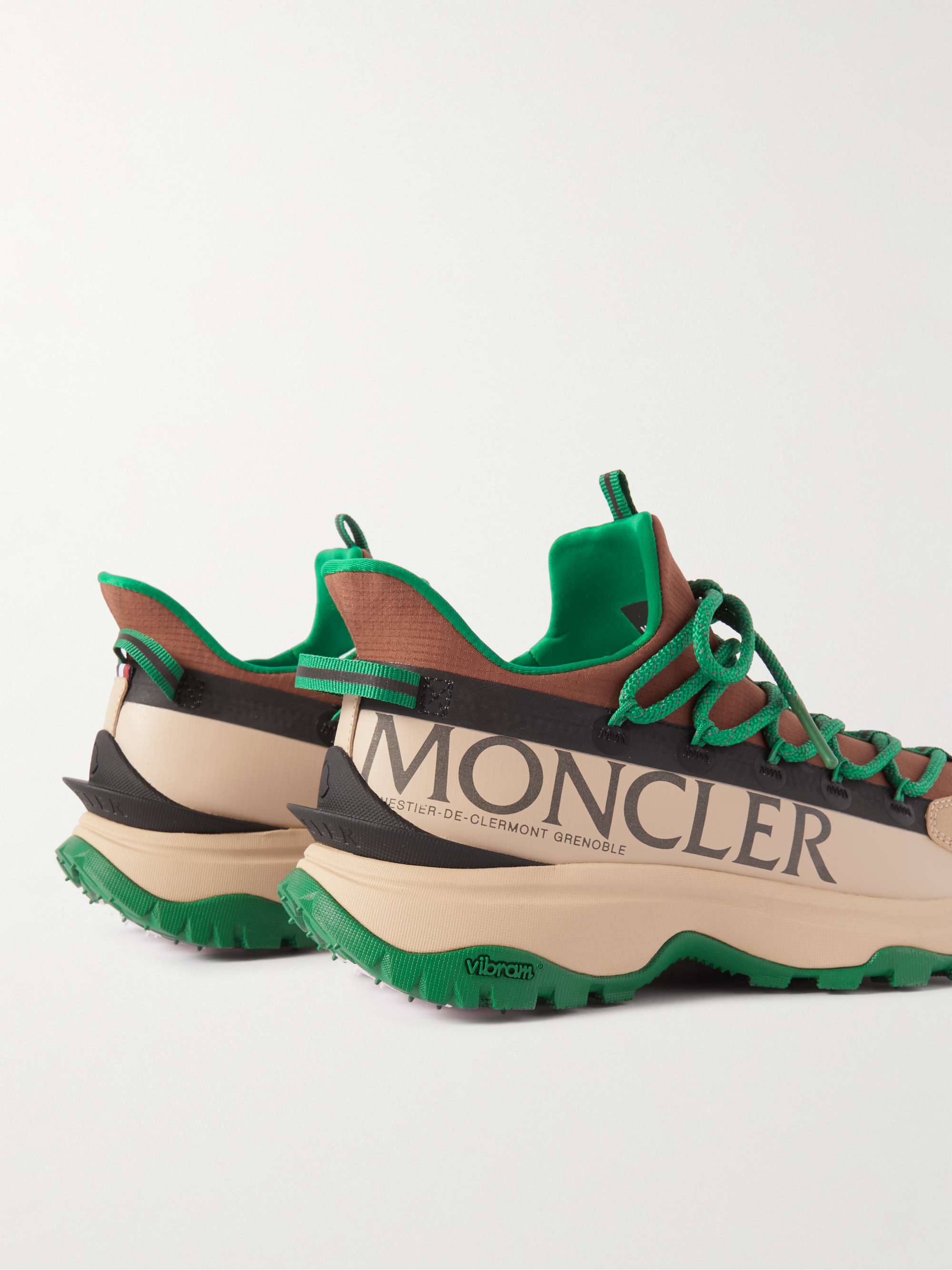 MONCLER Trailgrip Lite2 Logo-Print Ripstop and Rubber Sneakers for Men ...