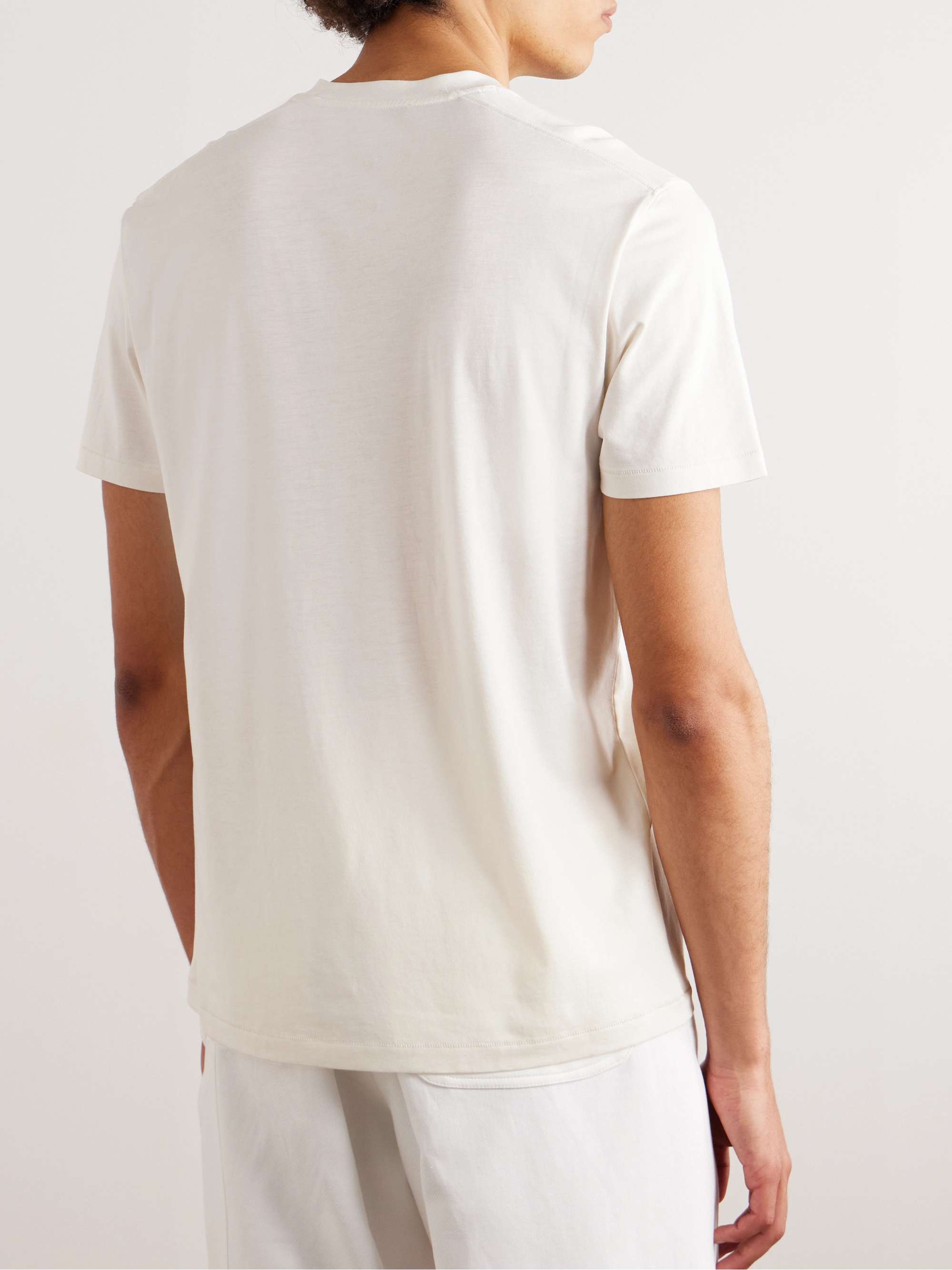 TOM FORD Slim-Fit Lyocell and Cotton-Blend Jersey T-Shirt for Men | MR ...