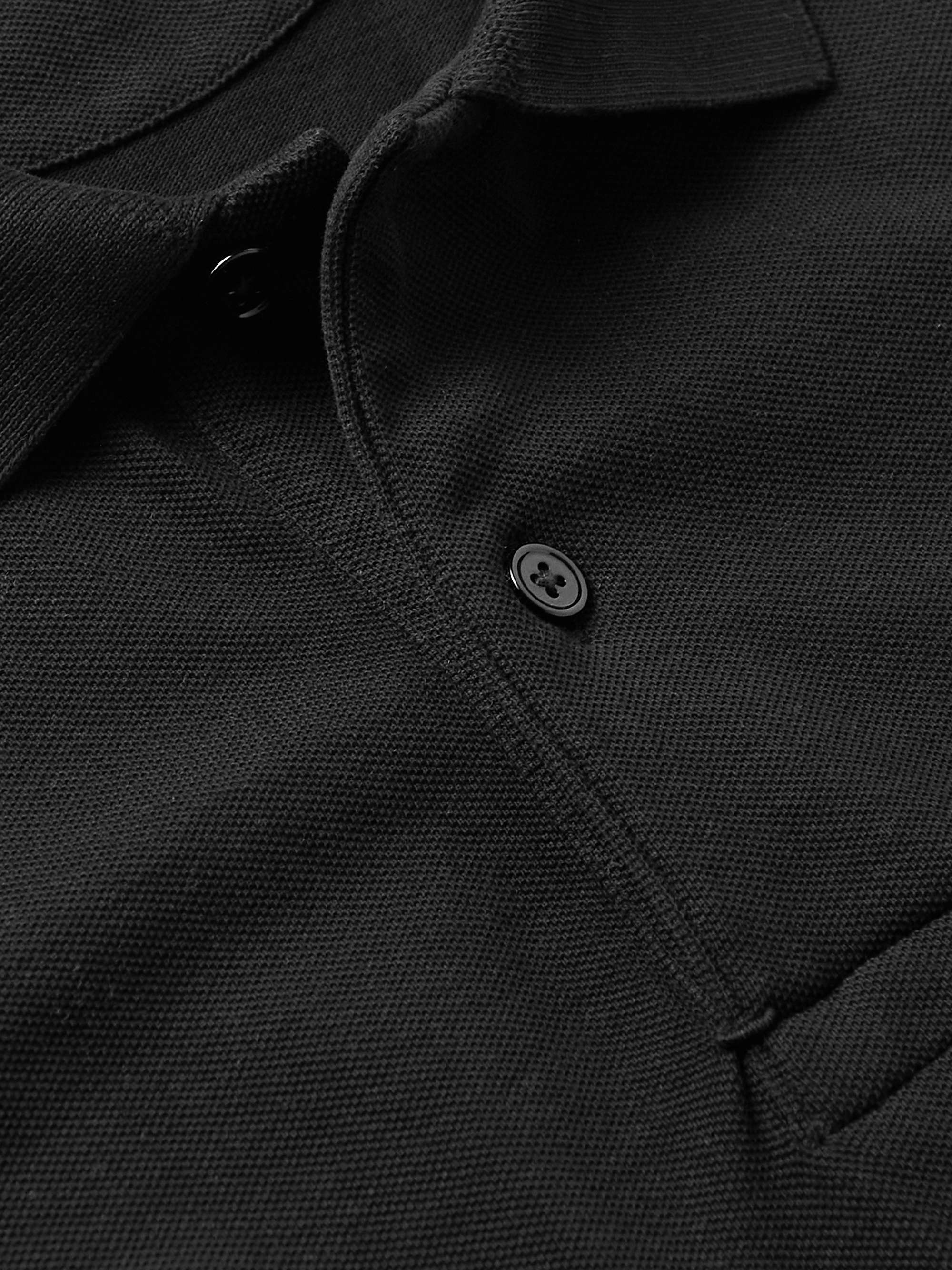 TOM FORD Slim-Fit Garment-Dyed Cotton-Piqué Polo Shirt for Men | MR PORTER