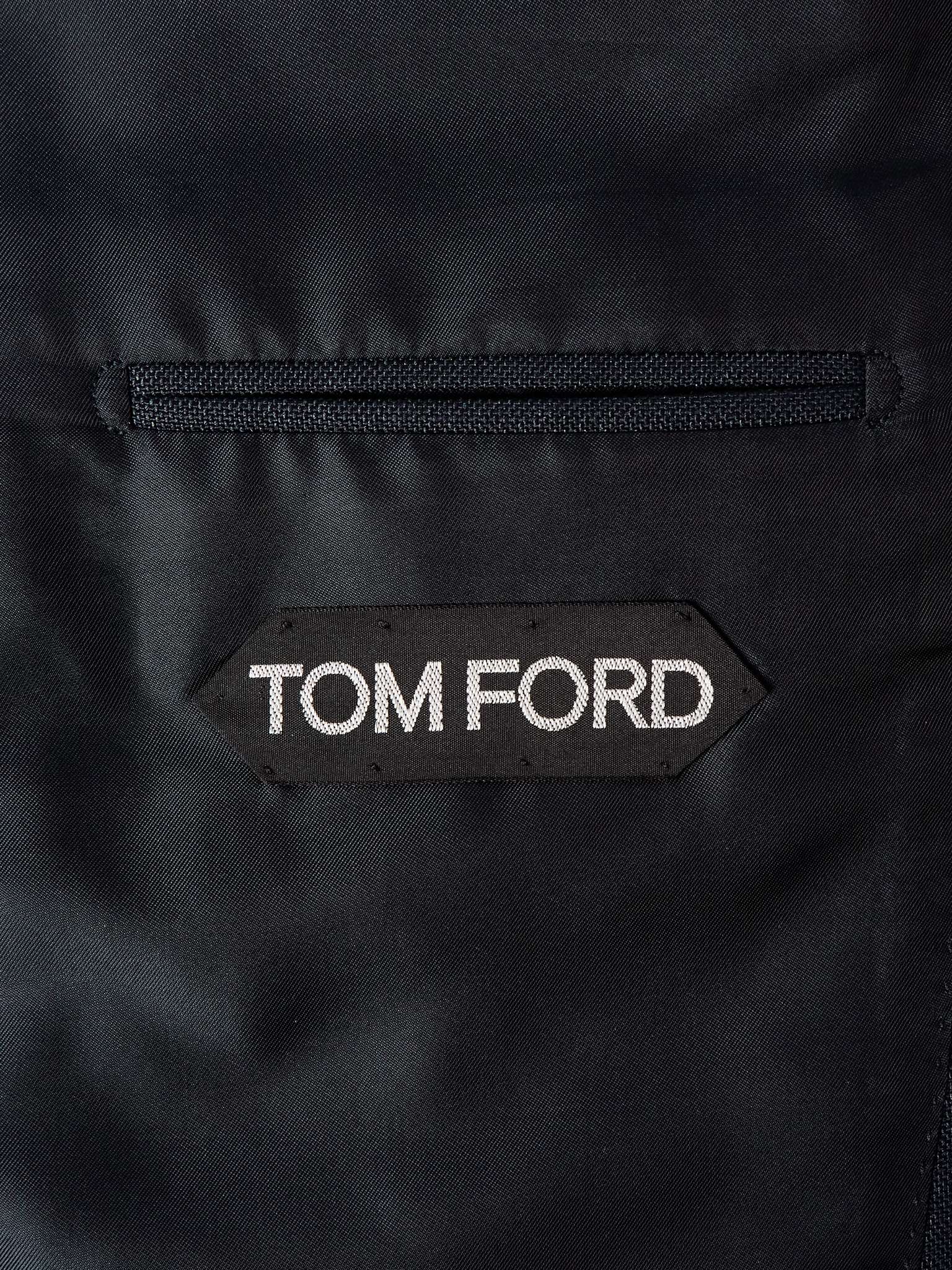 TOM FORD Shelton Slim-Fit Silk-Faille Suit Jacket for Men | MR PORTER