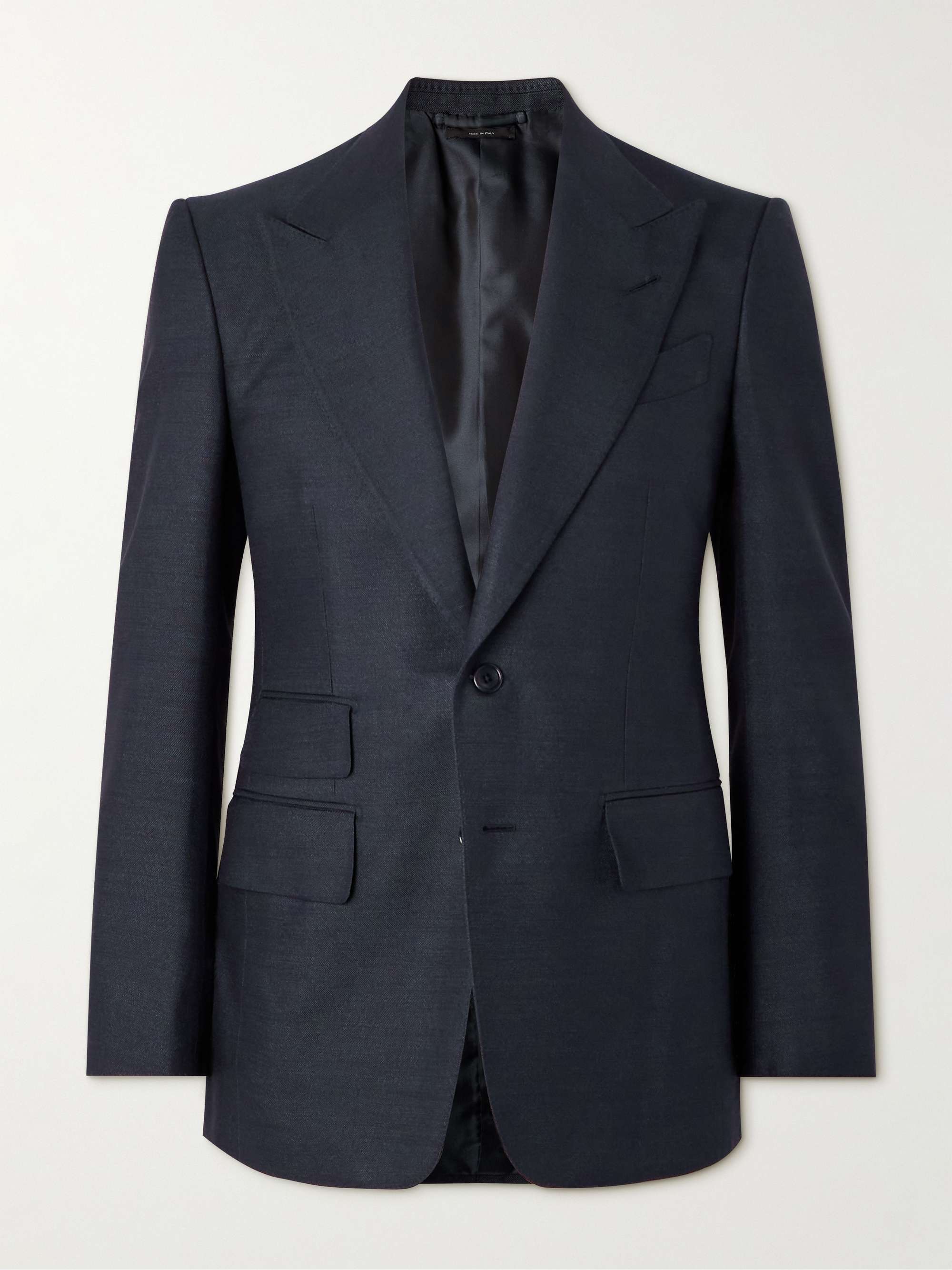 TOM FORD Shelton Slim-Fit Silk-Faille Suit Jacket for Men | MR PORTER