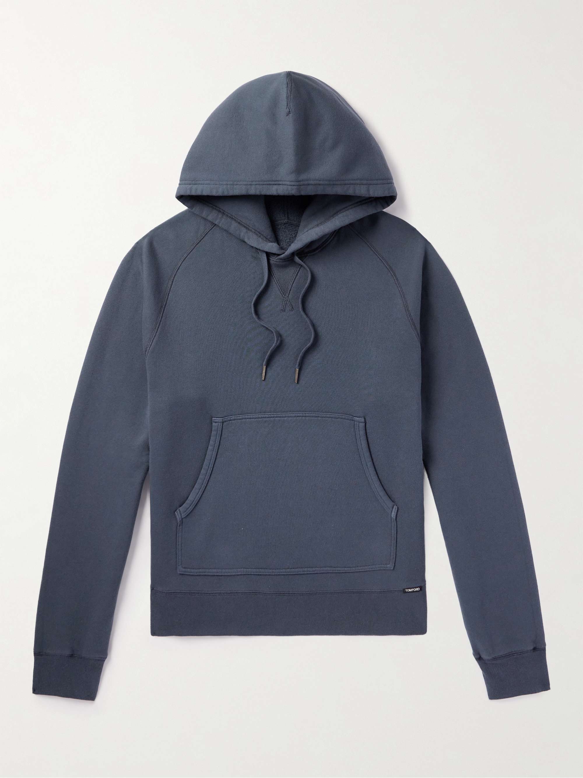 TOM FORD Garment-Dyed Cotton-Jersey Hoodie for Men | MR PORTER